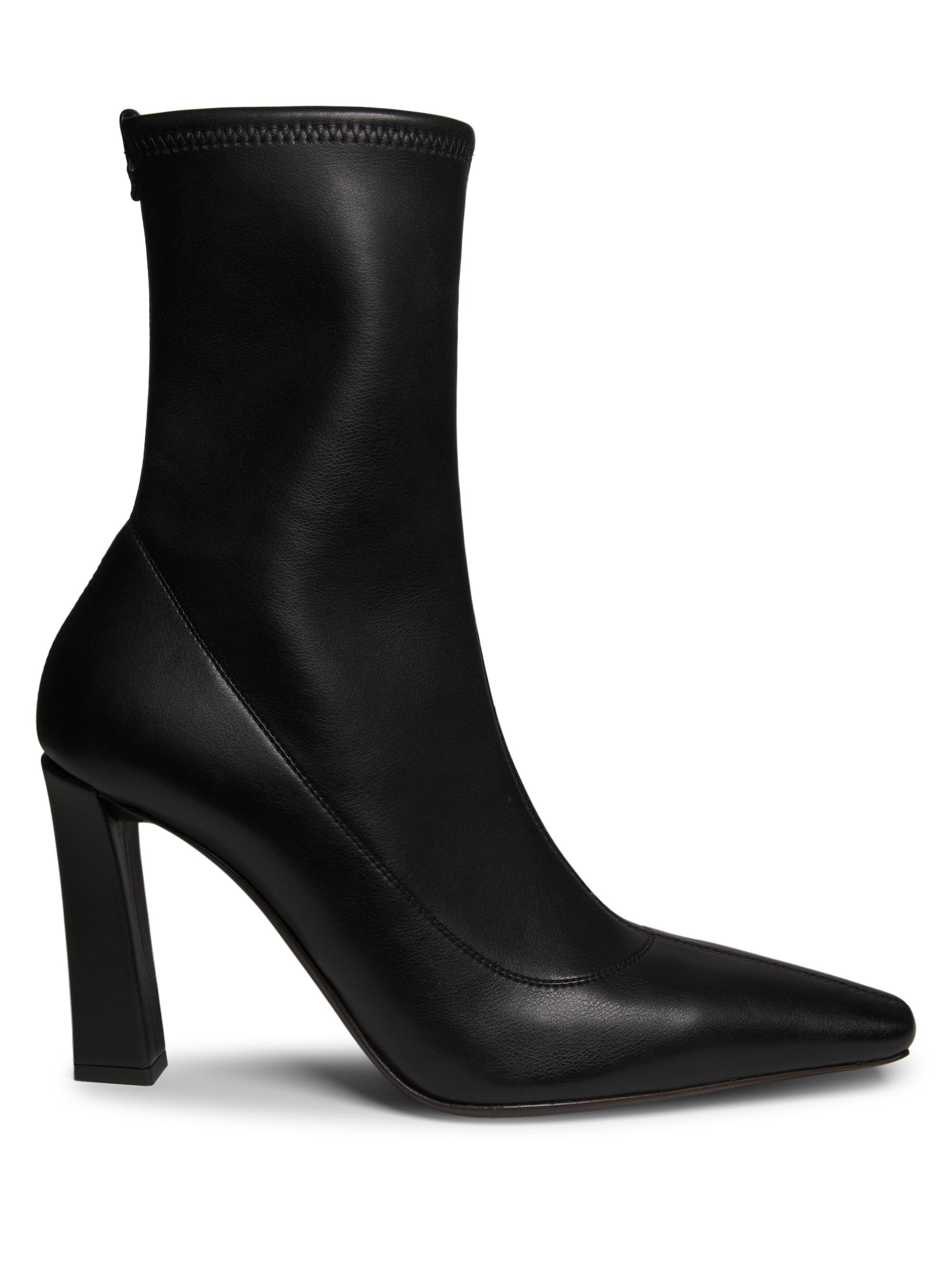 Giuseppe Zanotti Women's Brenda 90MM Stretch Leather Booties - Nero