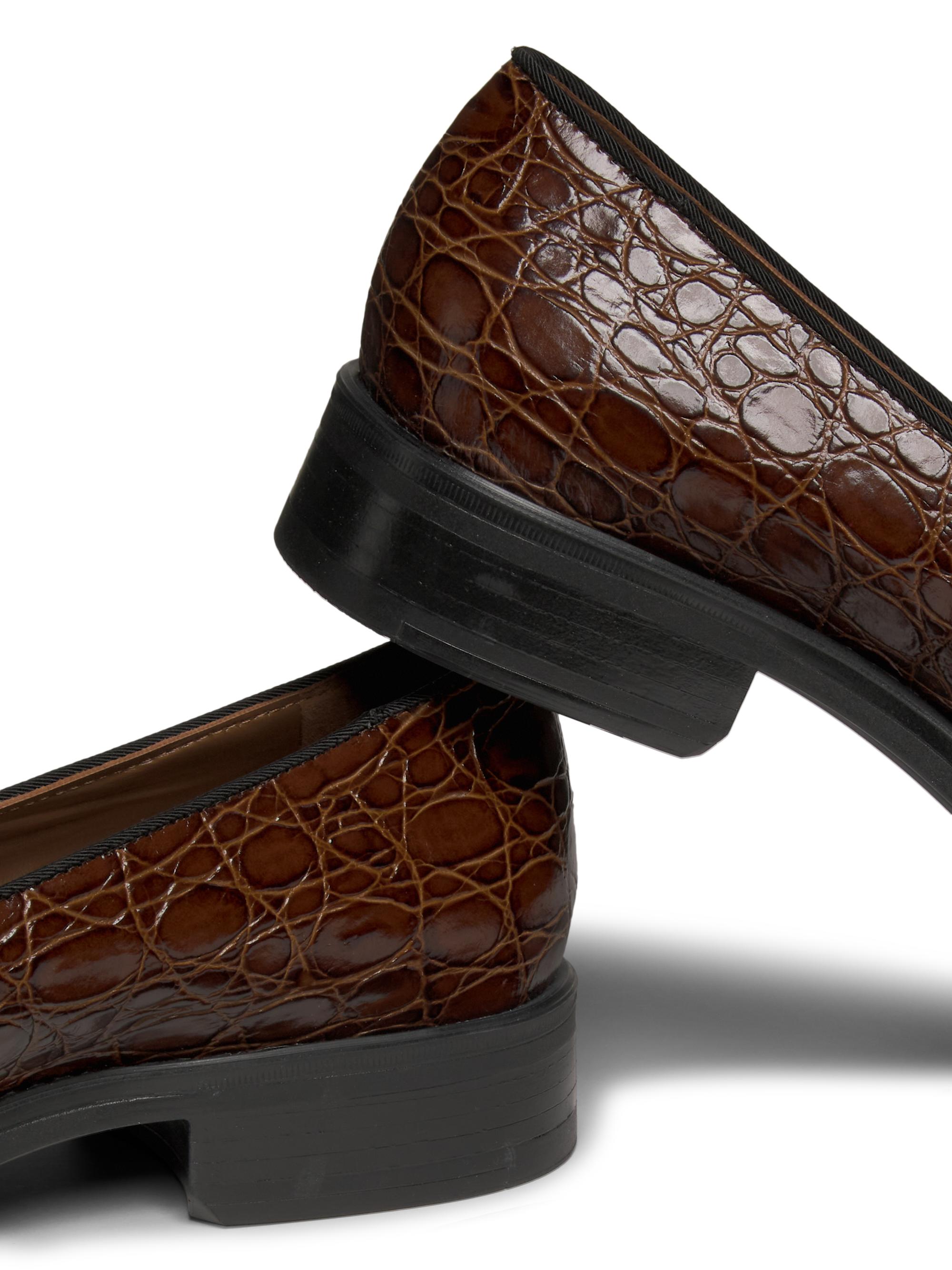 Giuseppe Zanotti Crocodile-Embossed Leather Loafers | Saks  display picture 1