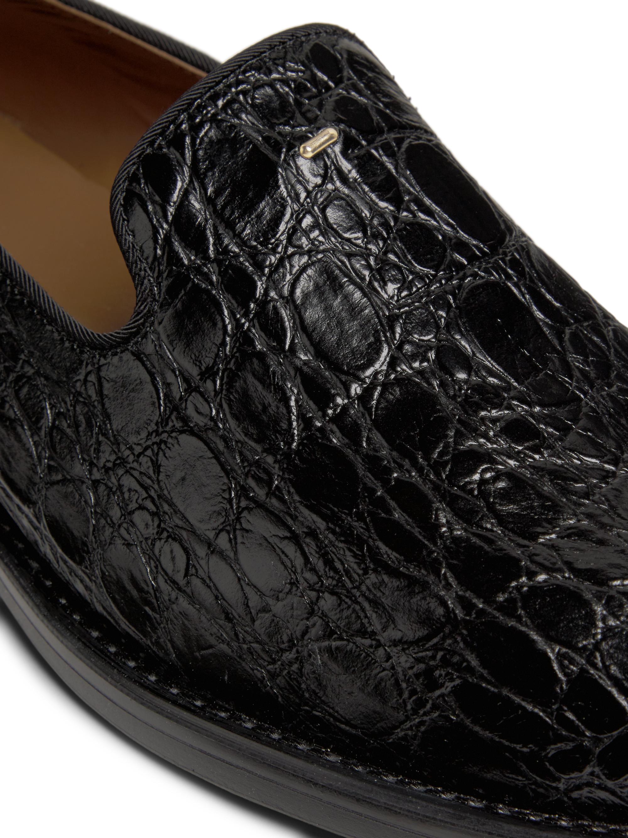 Giuseppe Zanotti Crocodile-Embossed Leather Loafers | Saks Fifth