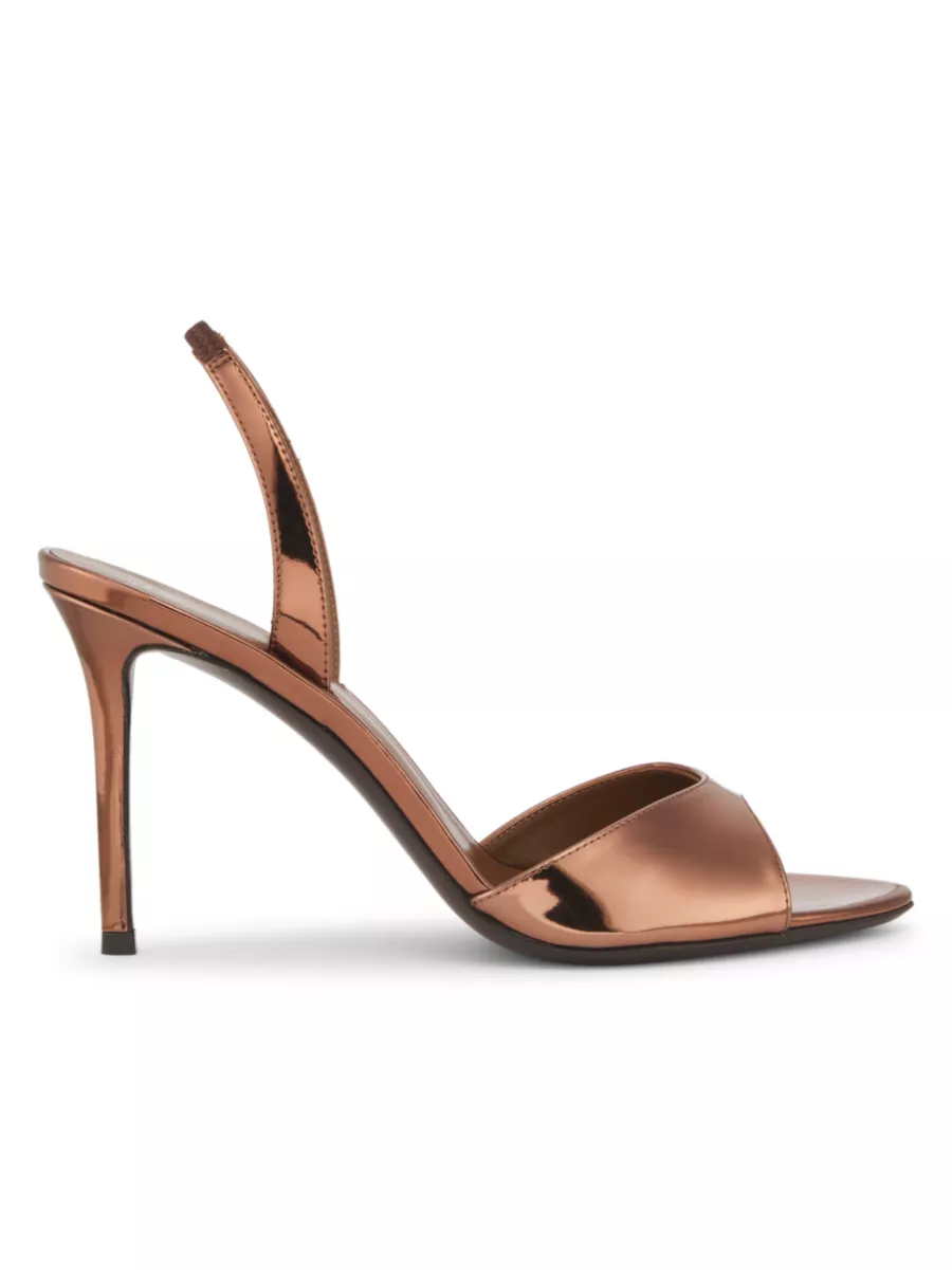 Shop Giuseppe Zanotti Clandestino 90MM Metallic Leather Shop Giuseppe Zanotti Clandestino 90MM Metallic Leather