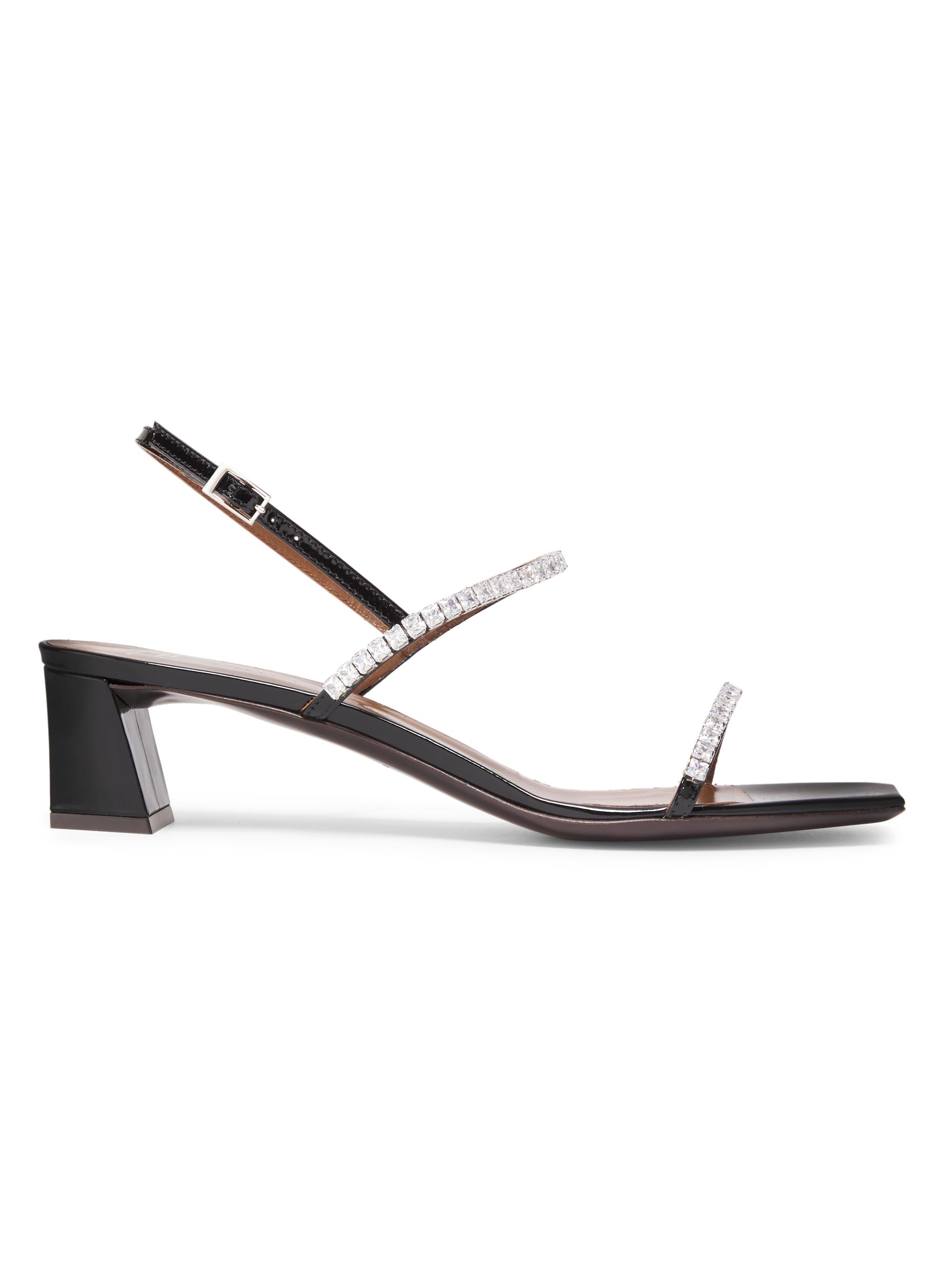 Giuseppe Zanotti Women's Mya 45MM Embellished Patent Leather Sandals - Fiamma