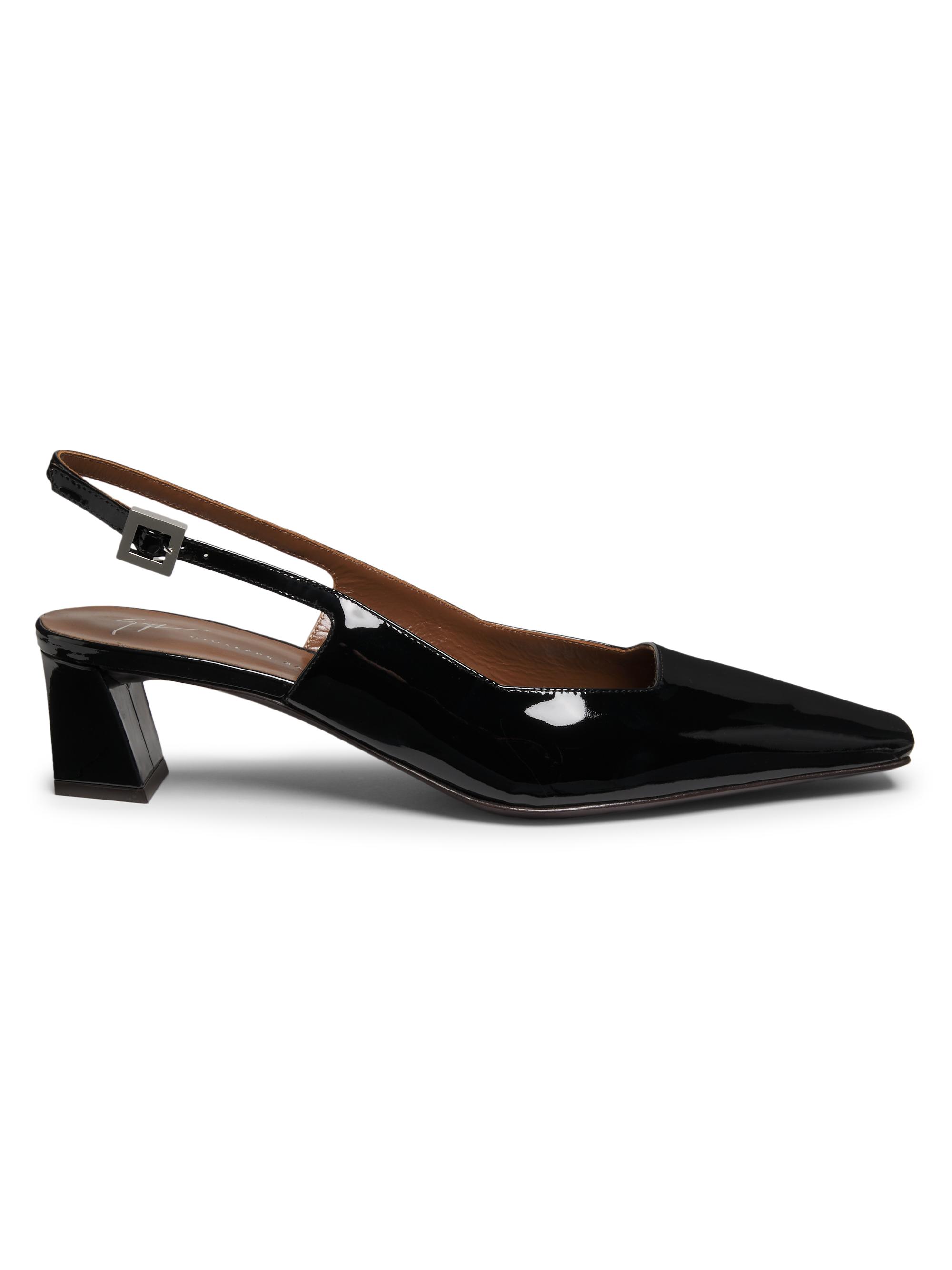Giuseppe Zanotti Women's Brenda 45MM Patent Leather Slingback Pumps - Nero