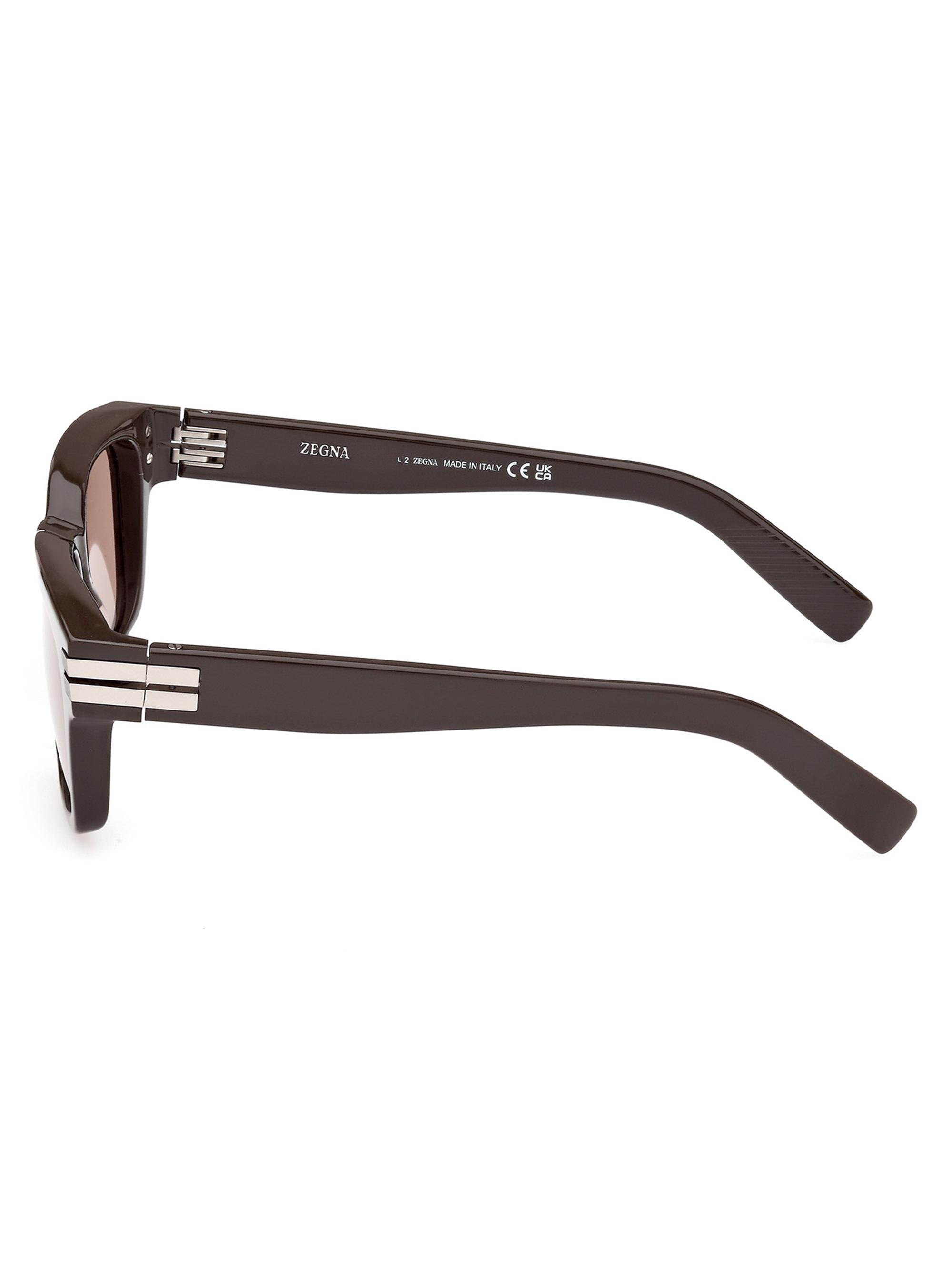 ZEGNA 55MM Rectangular Sunglasses | Saks Fifth Avenue