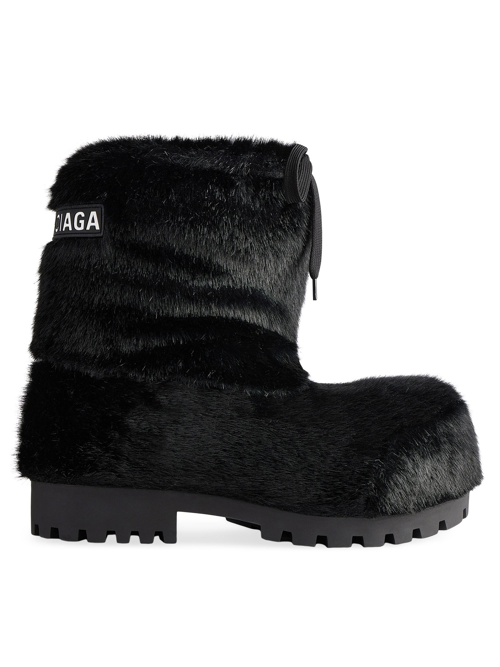 靴 balenciaga alaska fur boots ankle 42 Balenciaga Skiwear - Alaska Low Boots | Saks Fifth Avenue