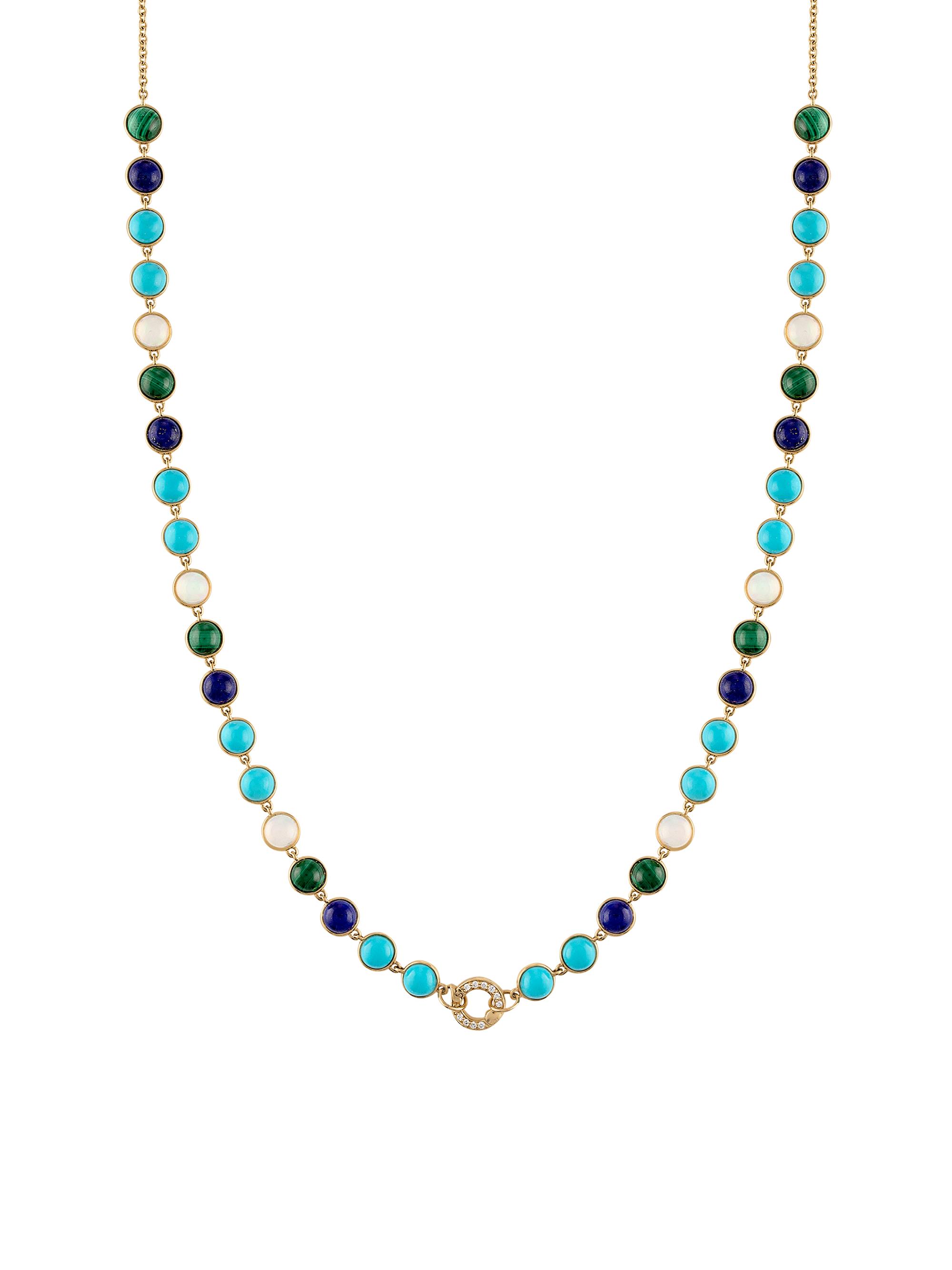 Eden Presley Women's Mantra 14K Yellow Gold & Multi-Gemstone Necklace - Yellow Gold