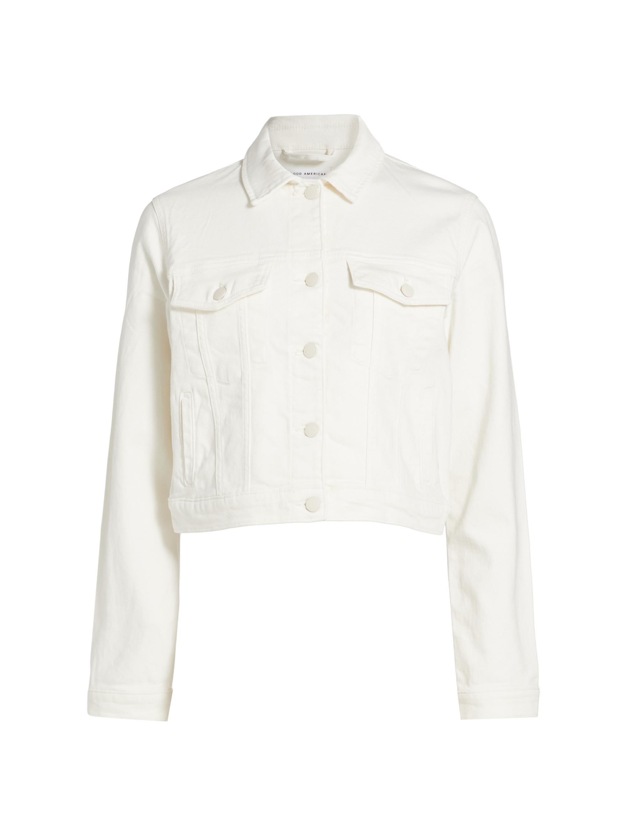 Alice + Olivia Chloe Croc-Effect Faux Leather Crop Jacket | Saks