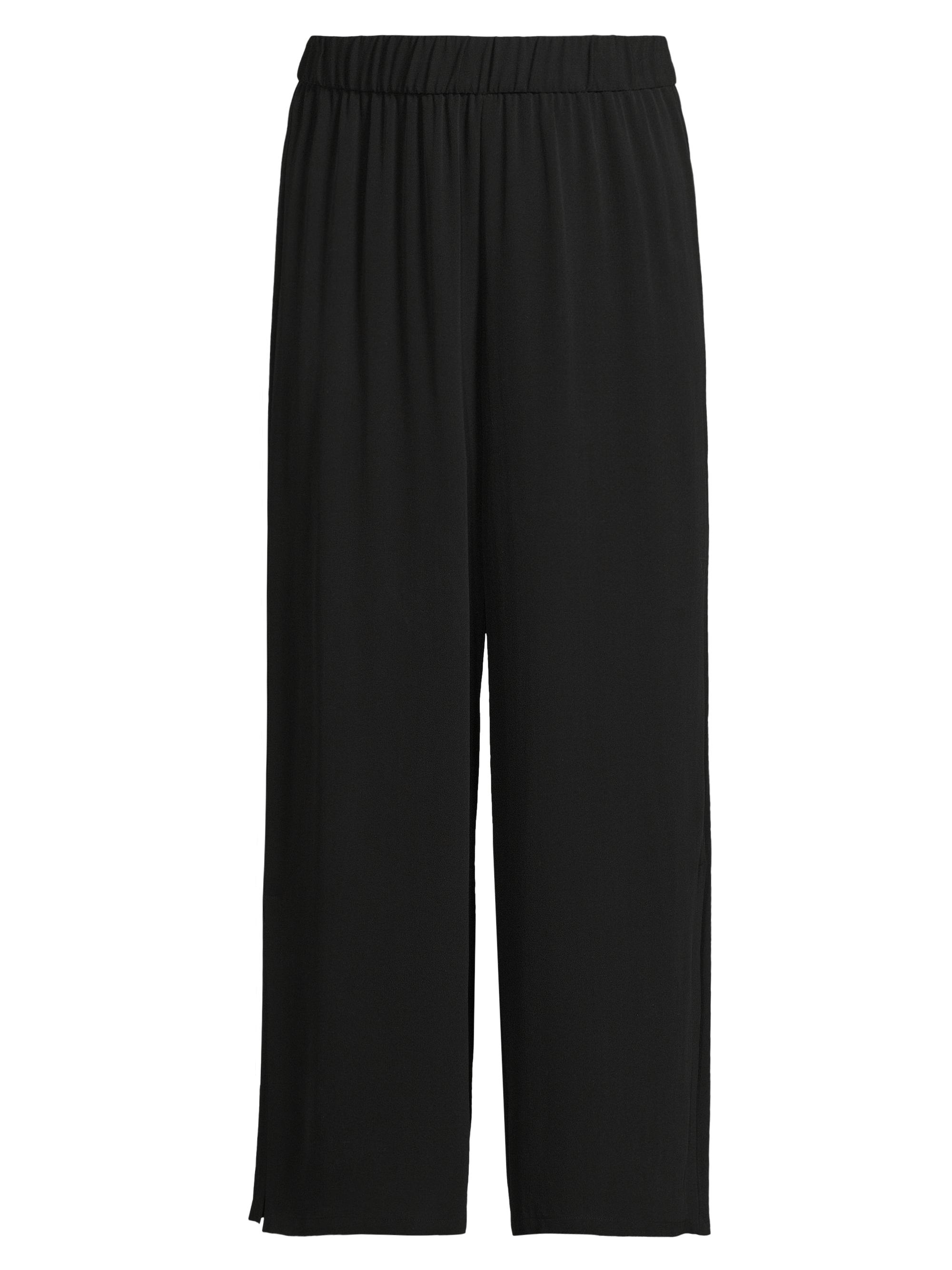 Eileen Fisher Women's Silk Straight-Leg Pants - Aegean