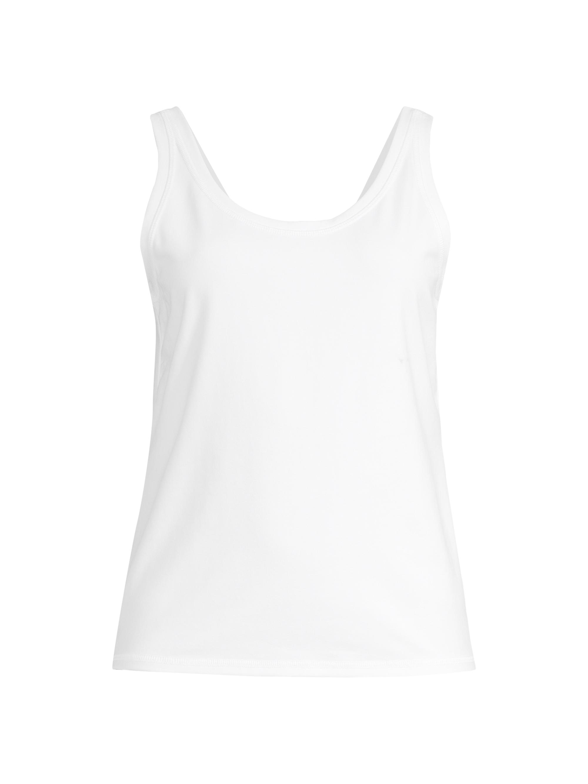 Eileen Fisher Women's Scoopneck Slim Tank - White