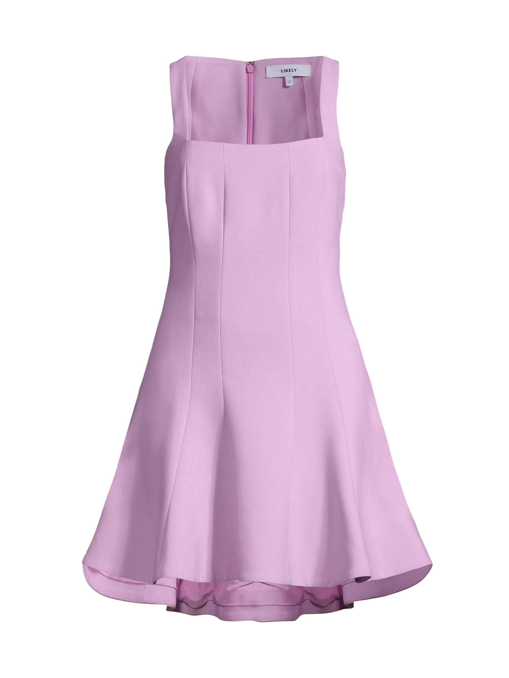 Likely Women's Chandra Scoopneck Minidress - Sheer Lilac