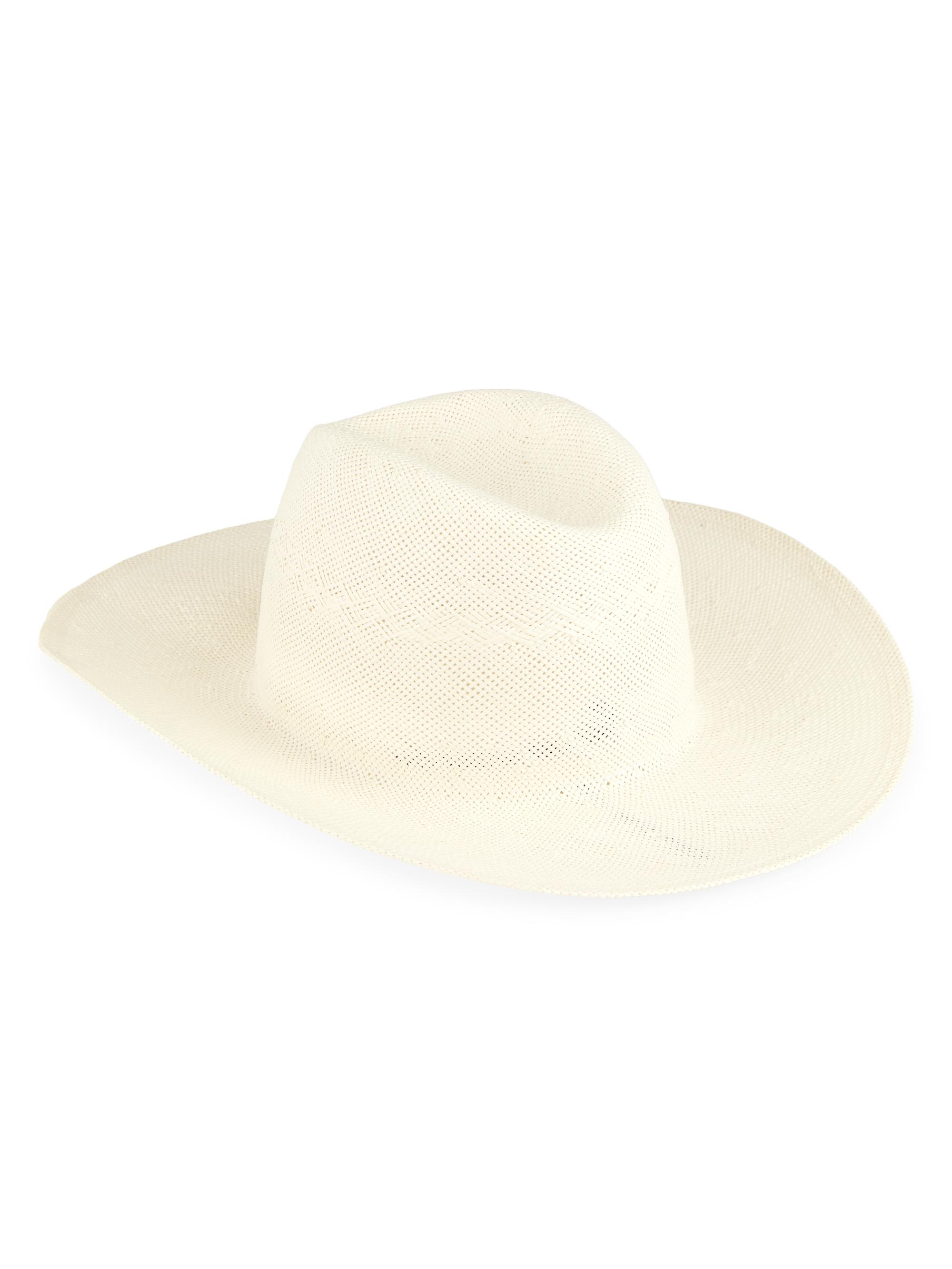 Vince Packable Straw Fedora | Saks Fifth Avenue display picture 3