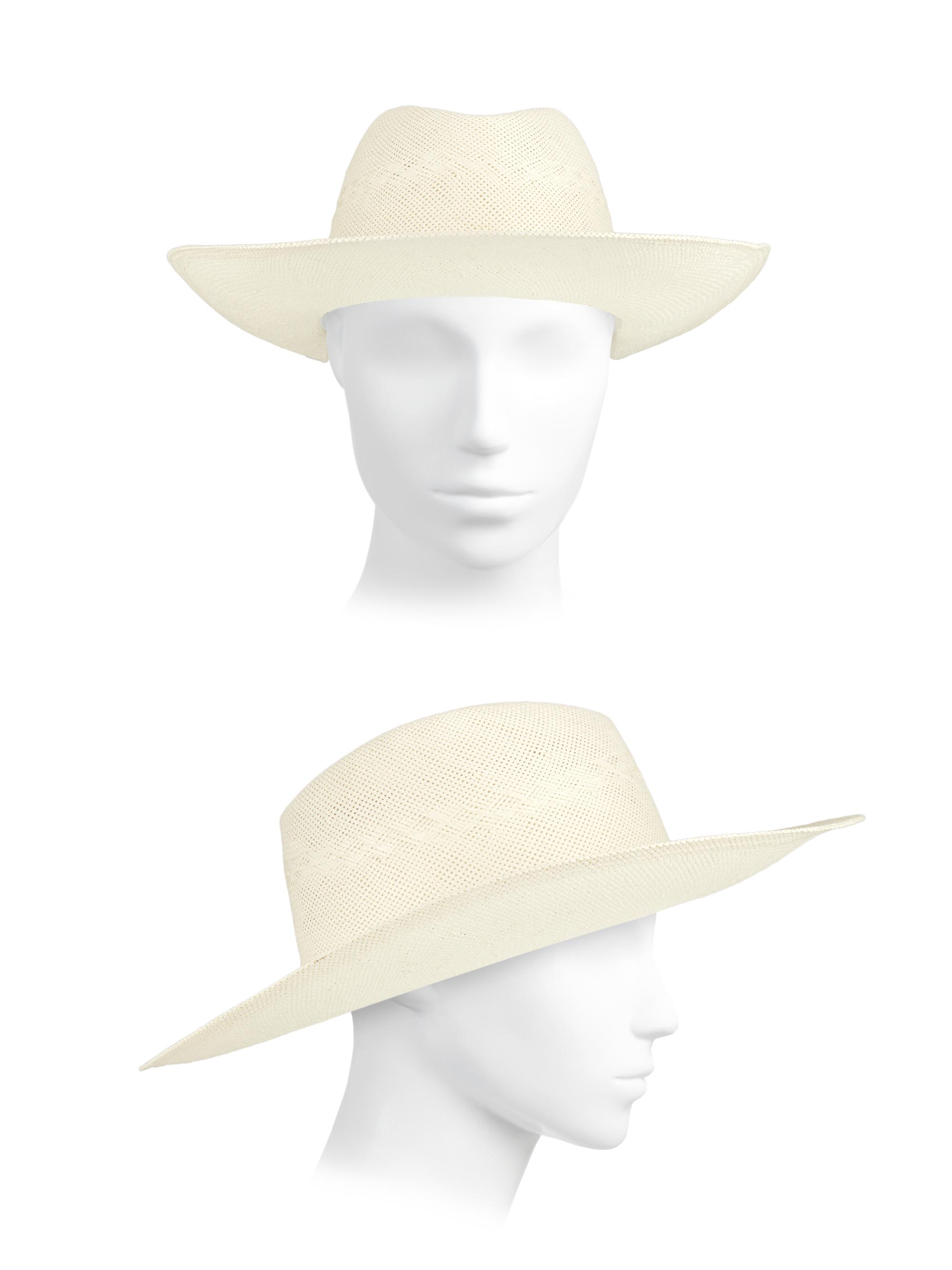 Vince Packable Straw Fedora | Saks Fifth Avenue