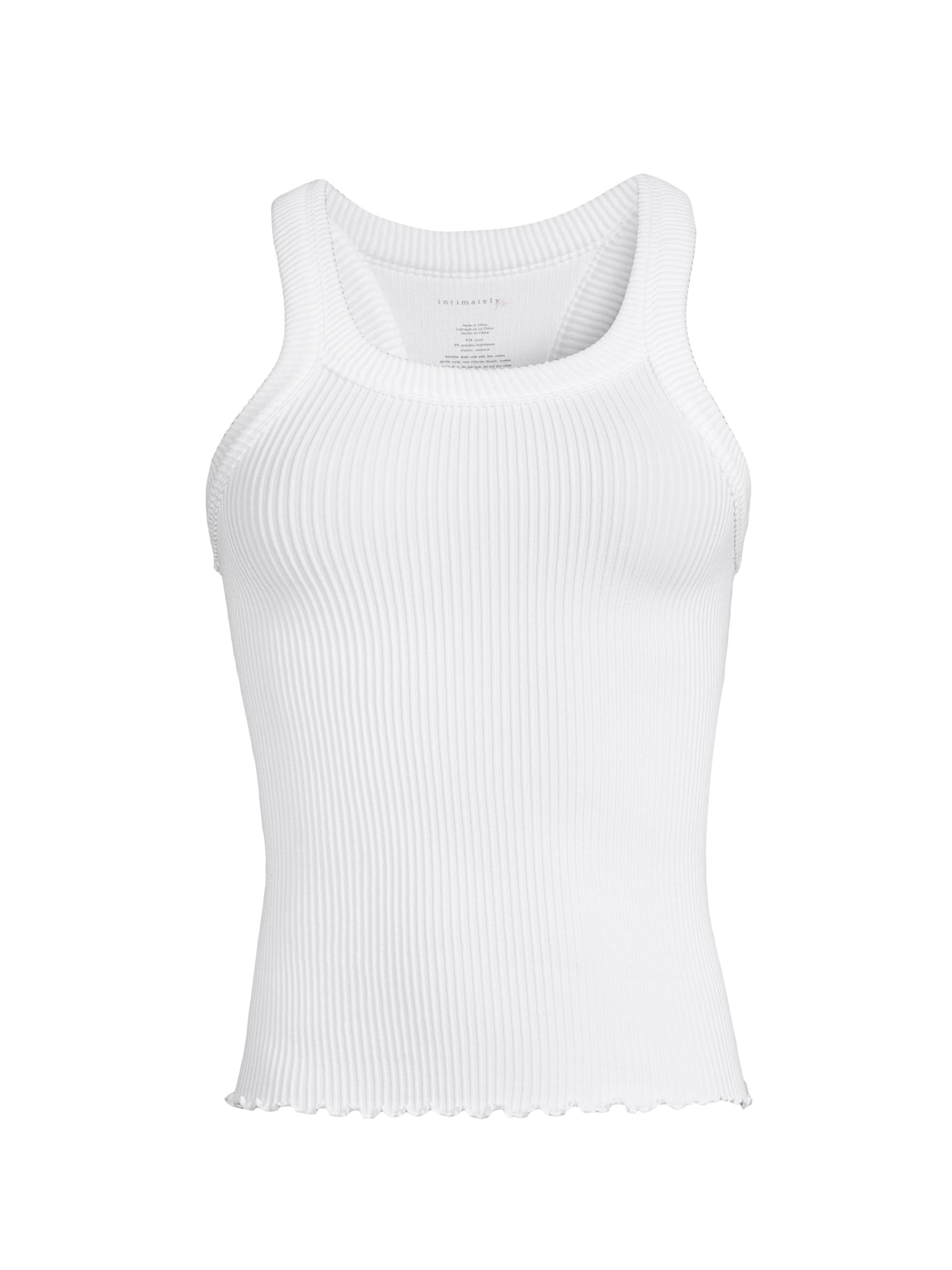 Free People Women's Rib-Knit Seamless Tank - White