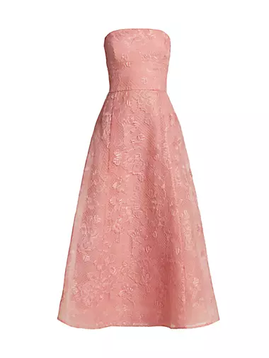 Louisa Lace Strapless Cocktail Dress