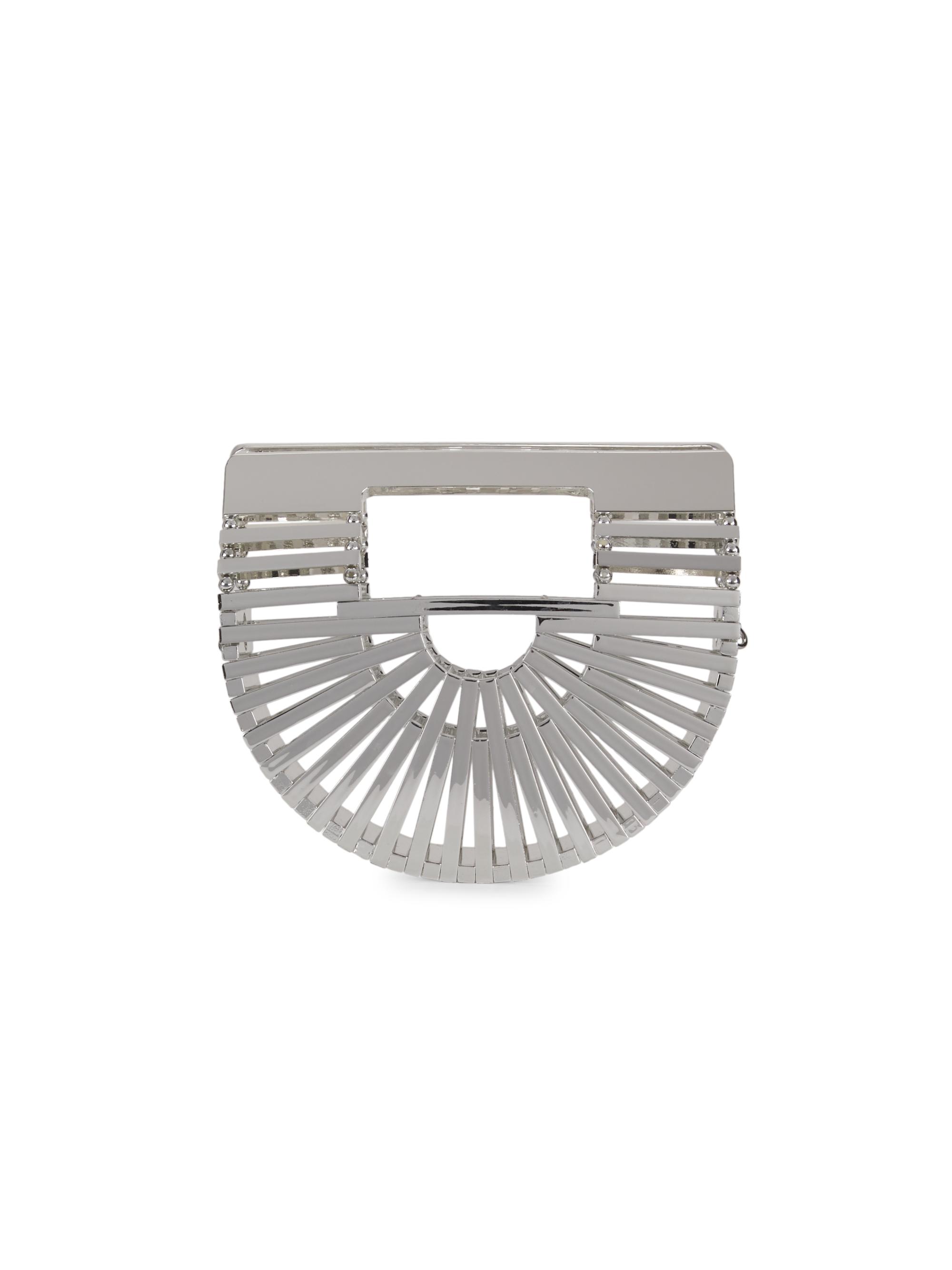 Cult Gaia Women's Gaia's Ark Nano Crossbody Bag - Shiny Silver