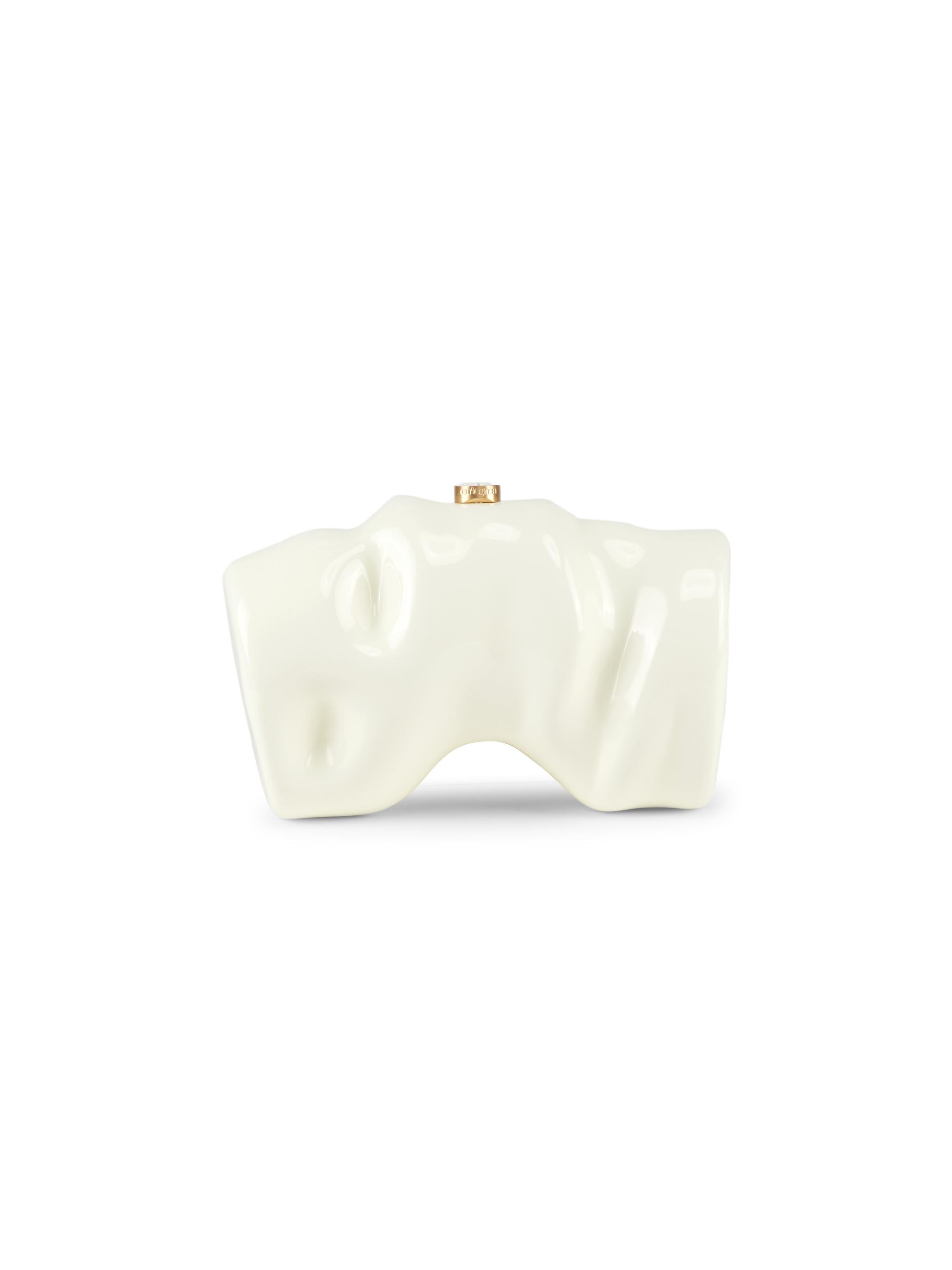 Cult Gaia Women's Scrunch Clutch - White