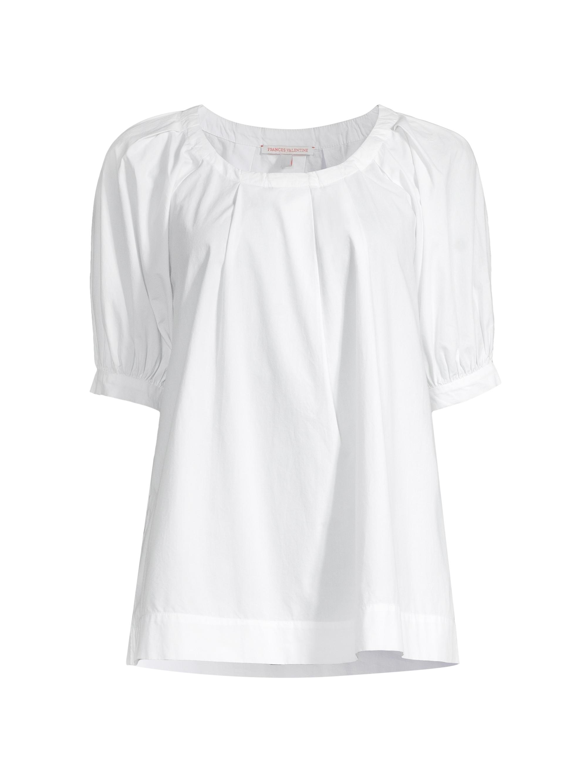 Frances Valentine Women's Zonda Cotton Top - White