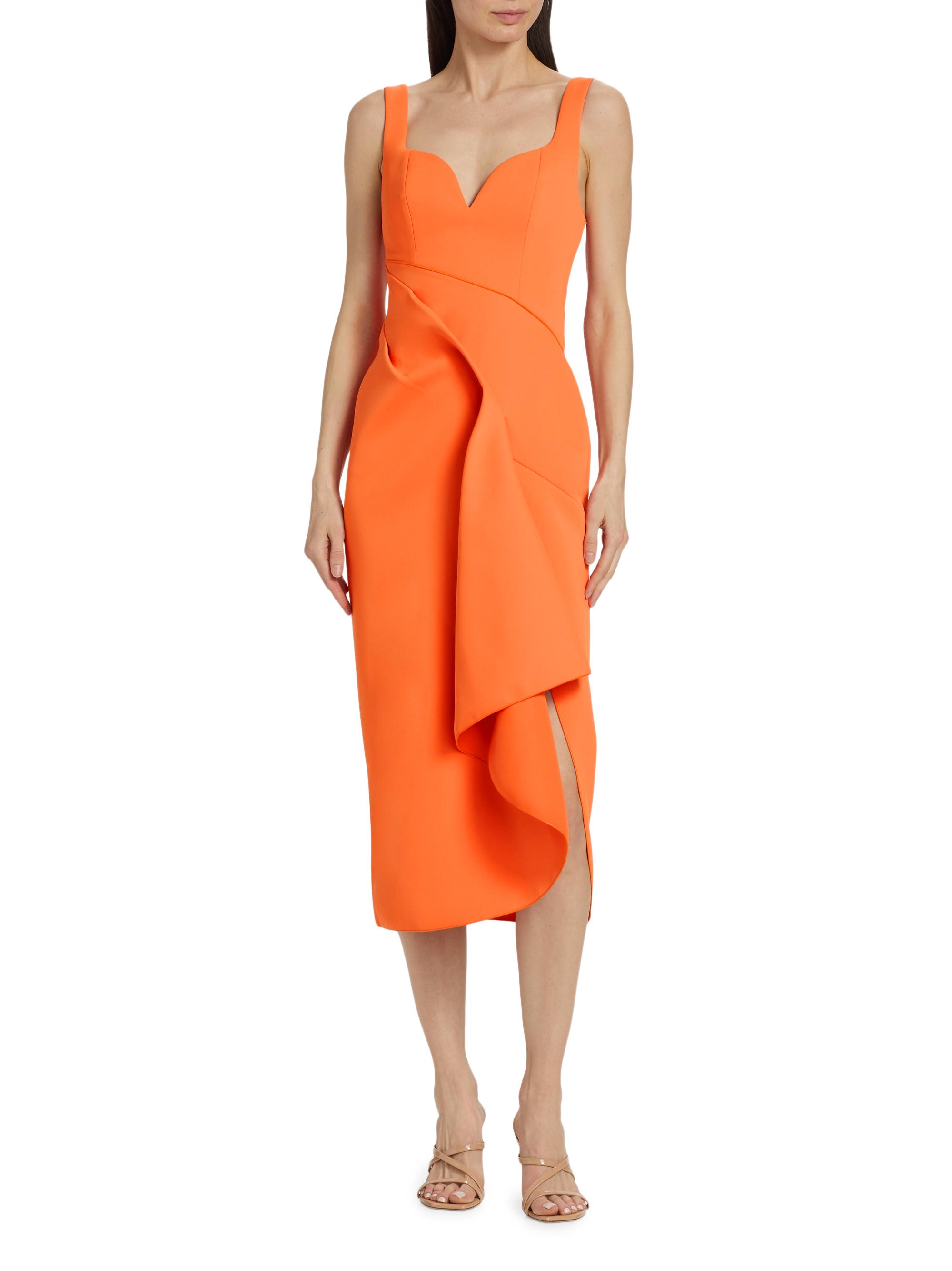Gowrie Draped Midi-Dress