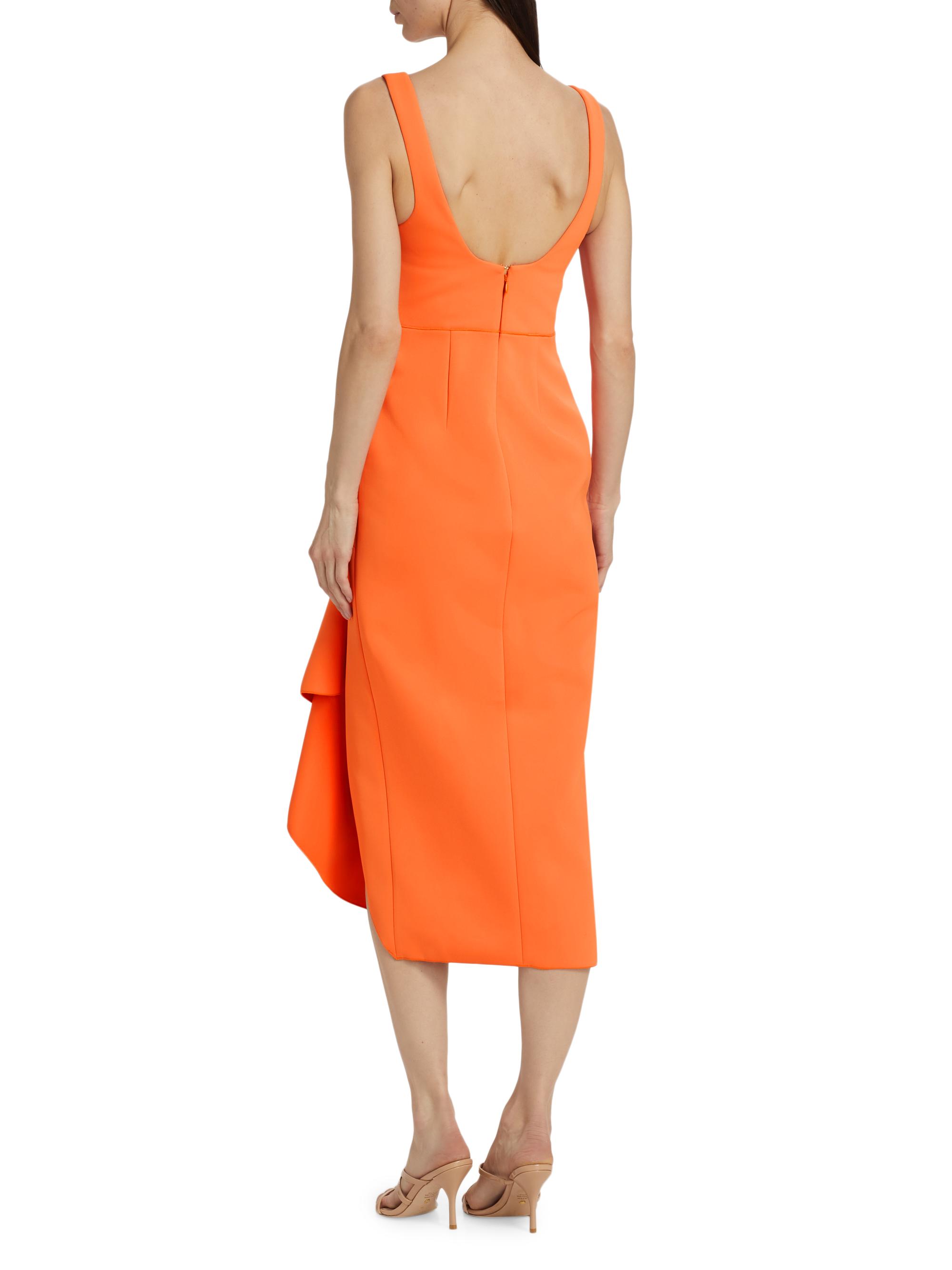 Gowrie Draped Midi-Dress