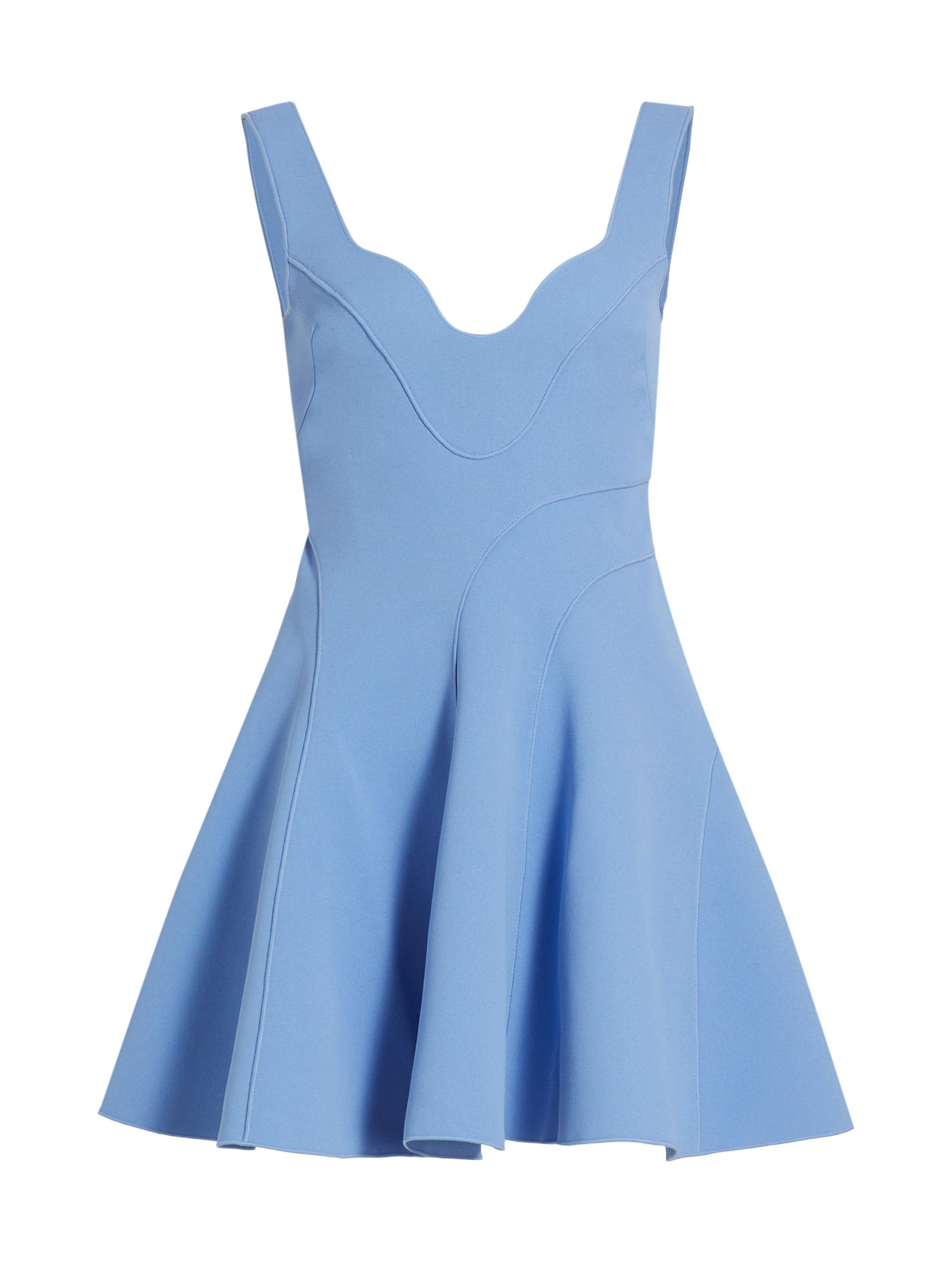 Acler Women's Gower Flared Minidress - Blueberry