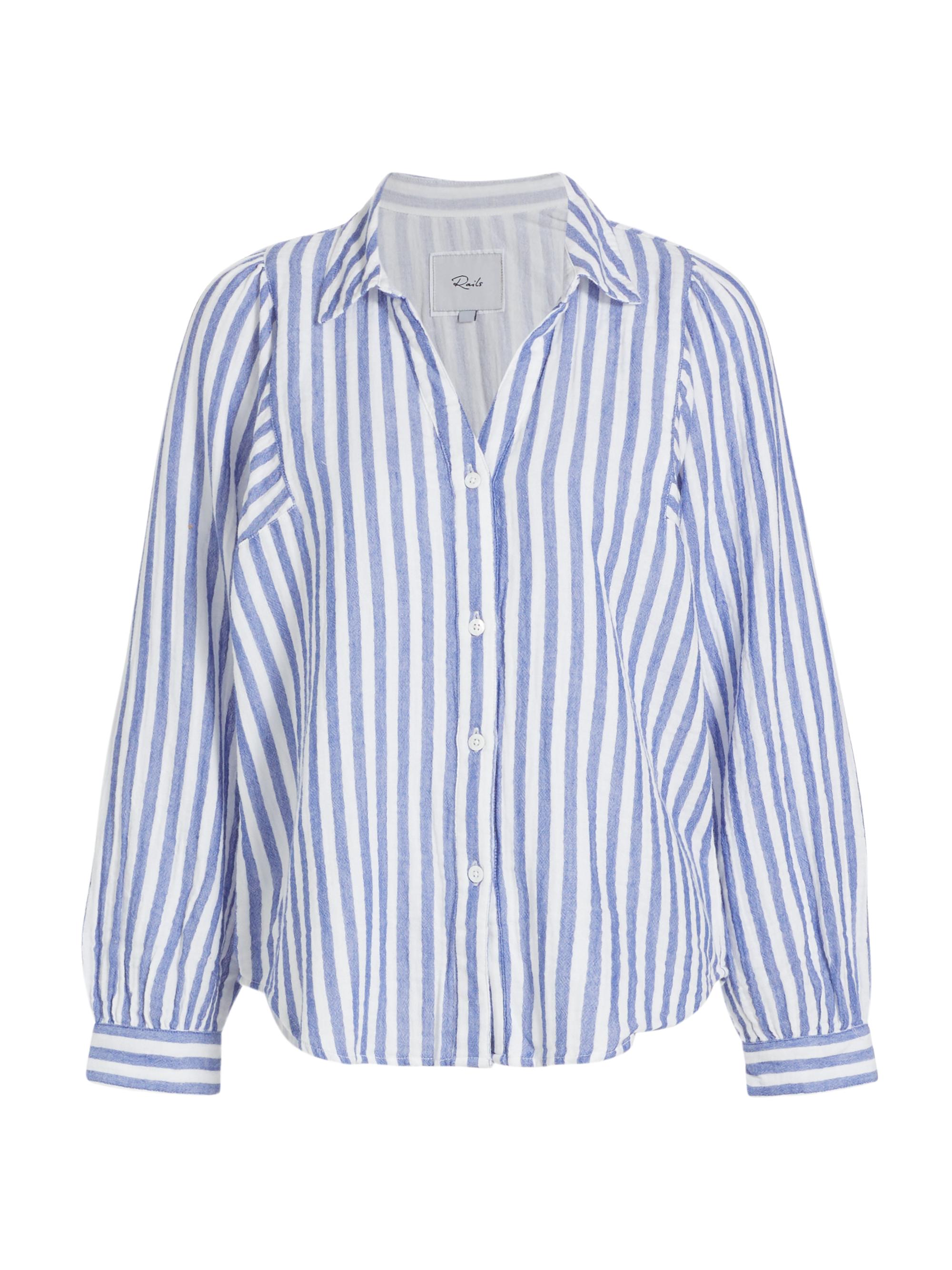 Rails Women's Lo Cotton Striped Shirt - Anacapa Stripe