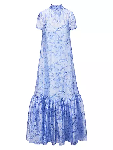 Calluna Organza Floor-Length Dress