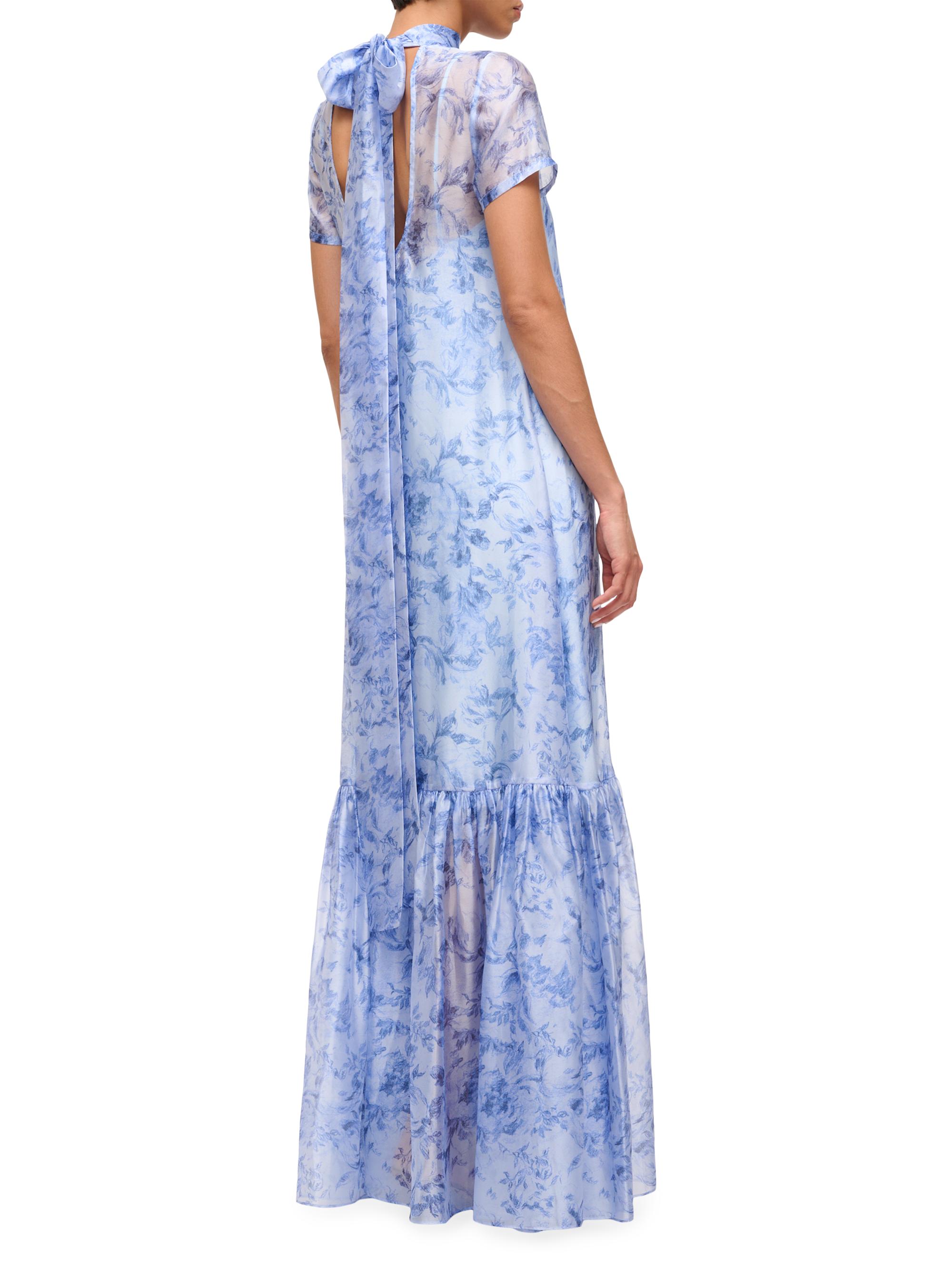 staud calluna dress blue STAUD Calluna Dress Navy main image 1
