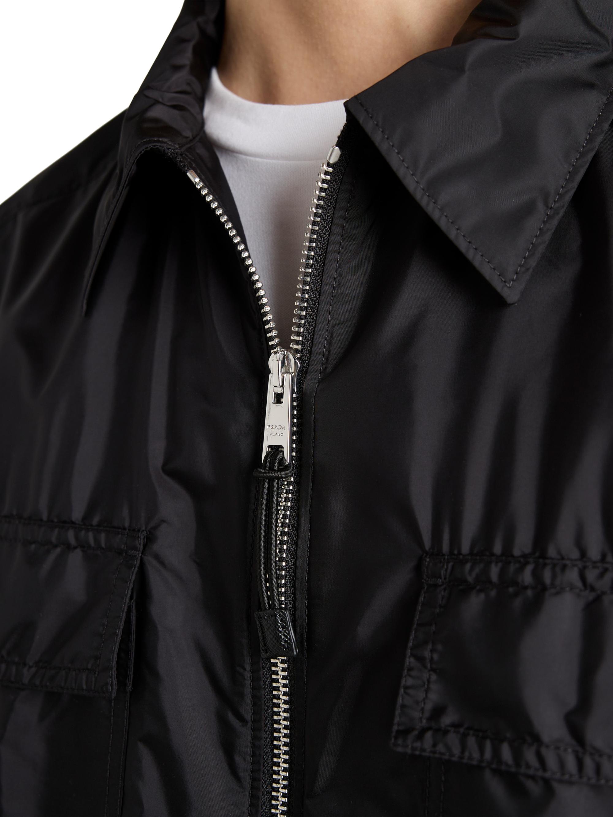 prada 半袖 ライトRe-Nylon シャツ Prada Short Sleeve Light Re-Nylon Shirt | Saks Fifth Avenue