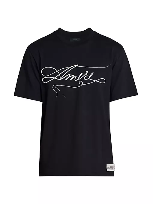 Amiri - Stitch Logo Short-Sleeve T-Shirt