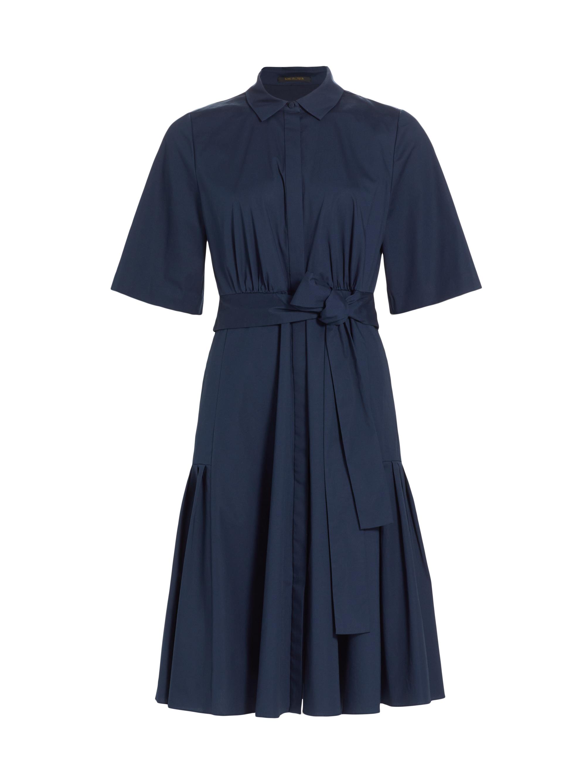 Kobi Halperin Women's Tiffany Cotton Poplin Shirtdress - Midnight Blue