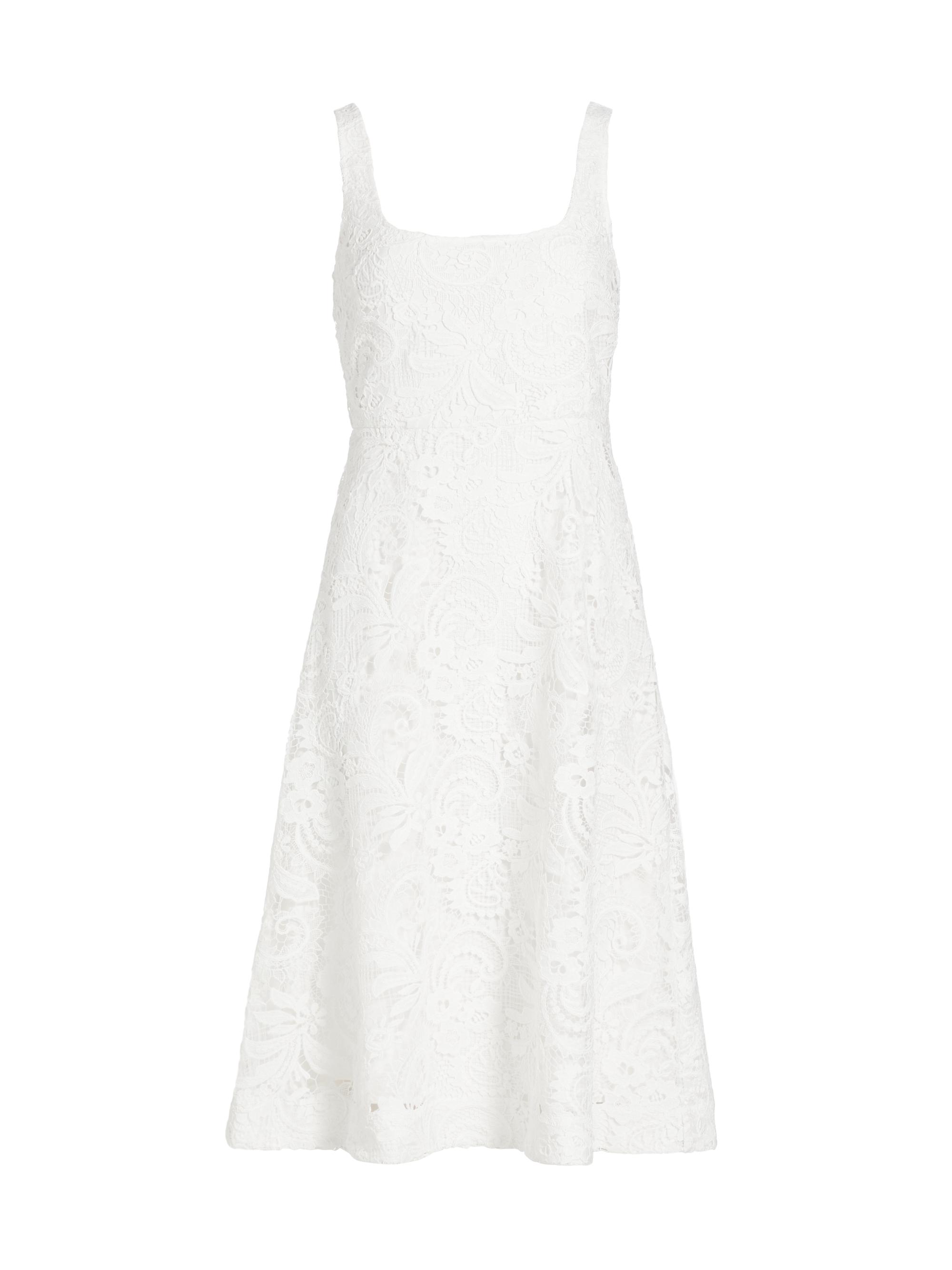 Kobi Halperin Women's Jacqueline Sleeveless Lace Midi-Dress - White