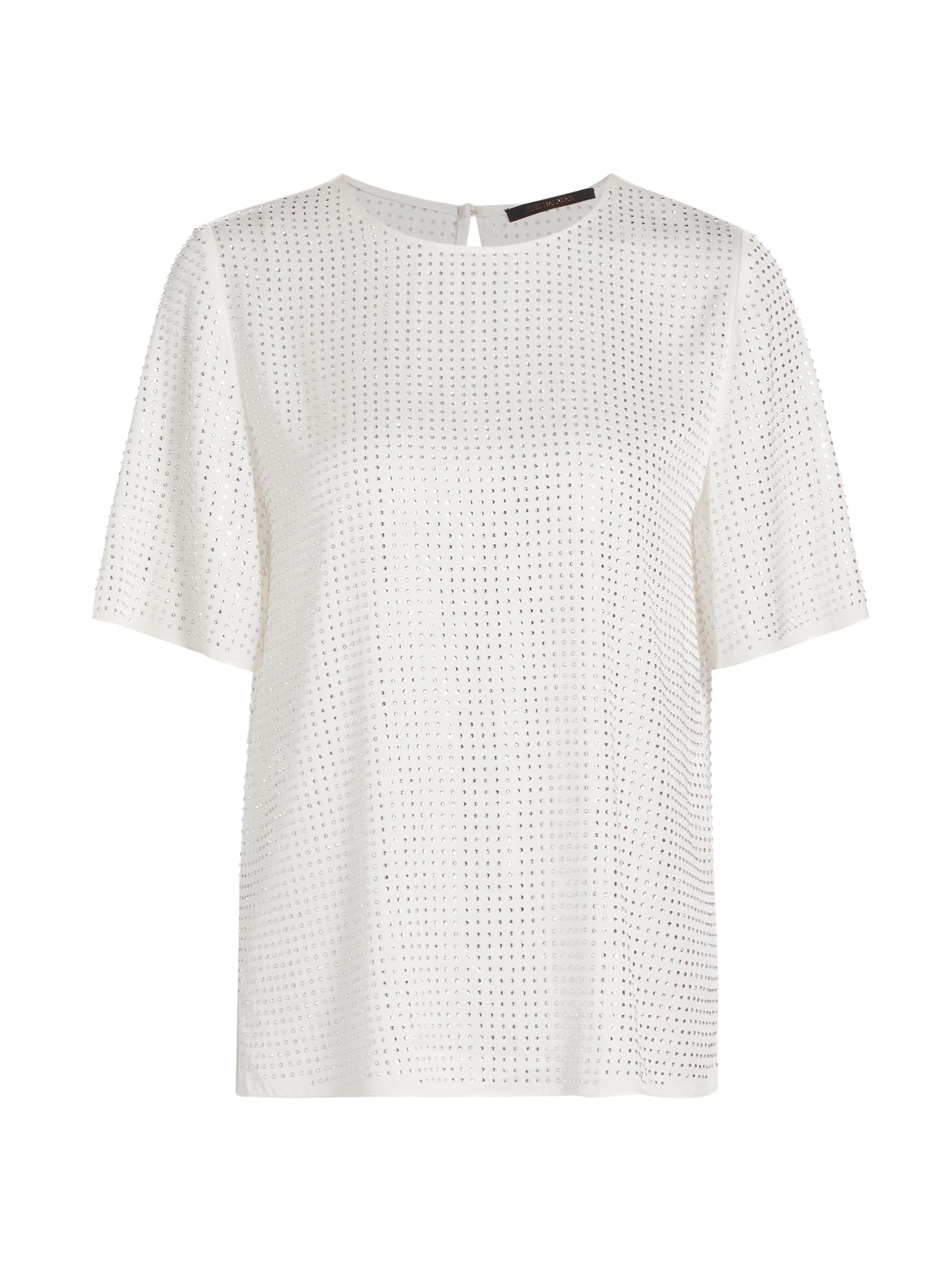 Kobi Halperin Women's Nadia Crystal-Embellished Silk-Blend Blouse -