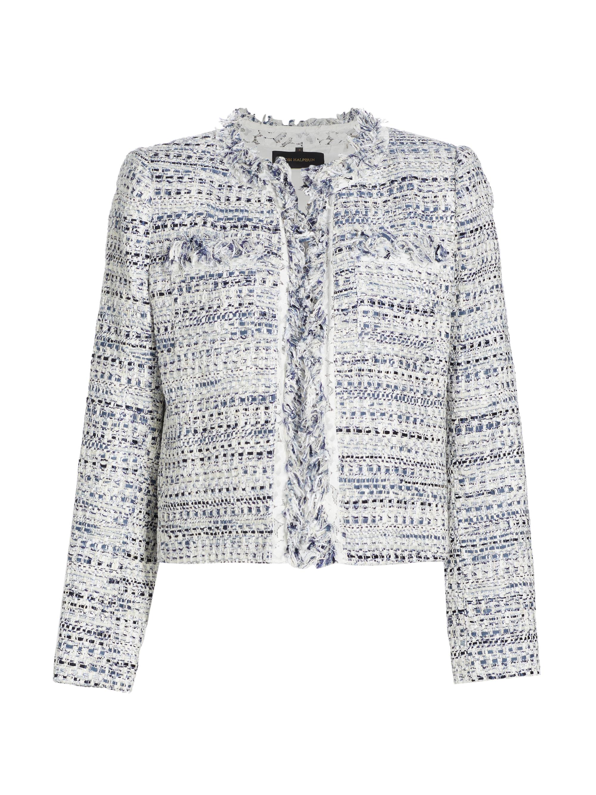 Kobi Halperin Women's Ricki Cotton-Blend Tweed Jacket - Blue Multi