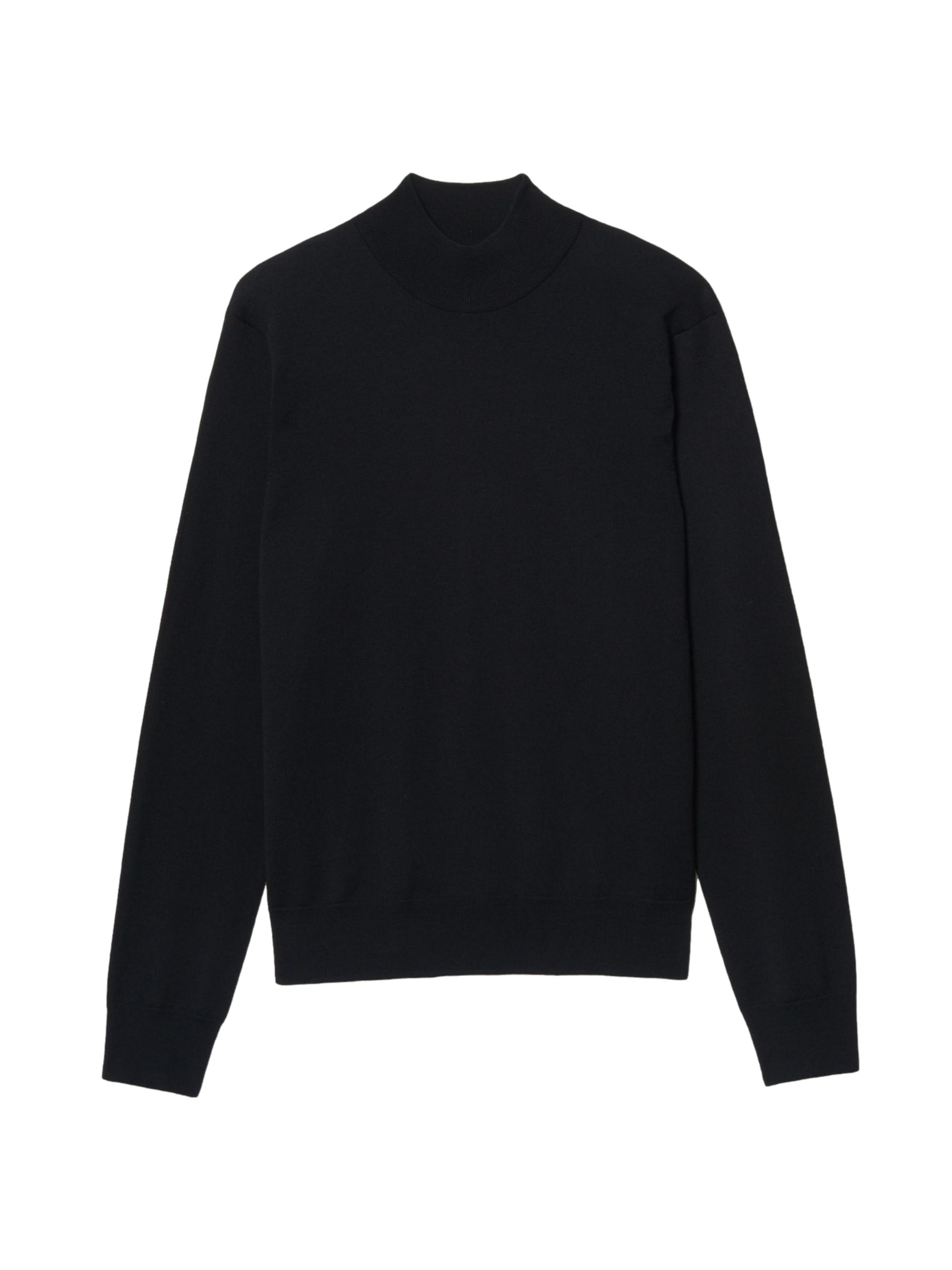Sandro Men's Mock Neck Sweater - Black