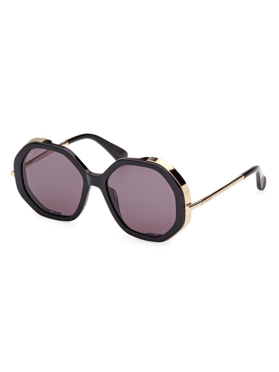 【送料&関税込】Max Mara Mm0065 01b Sunglasses MaxMara MM0065 01B Sunglasses for Woman | LookerOnline