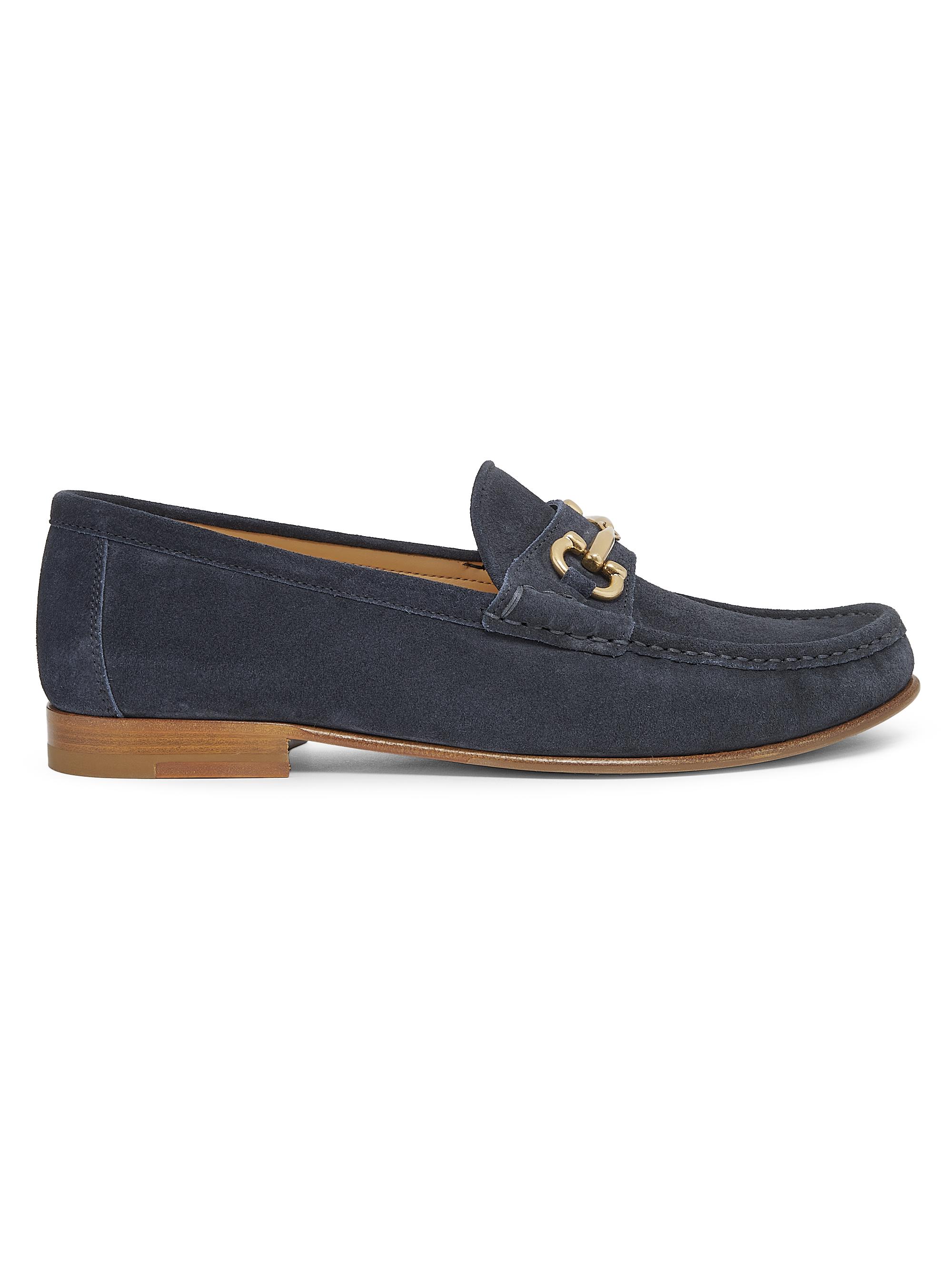 Brunello Cucinelli Men's Suede Loafers - Navy