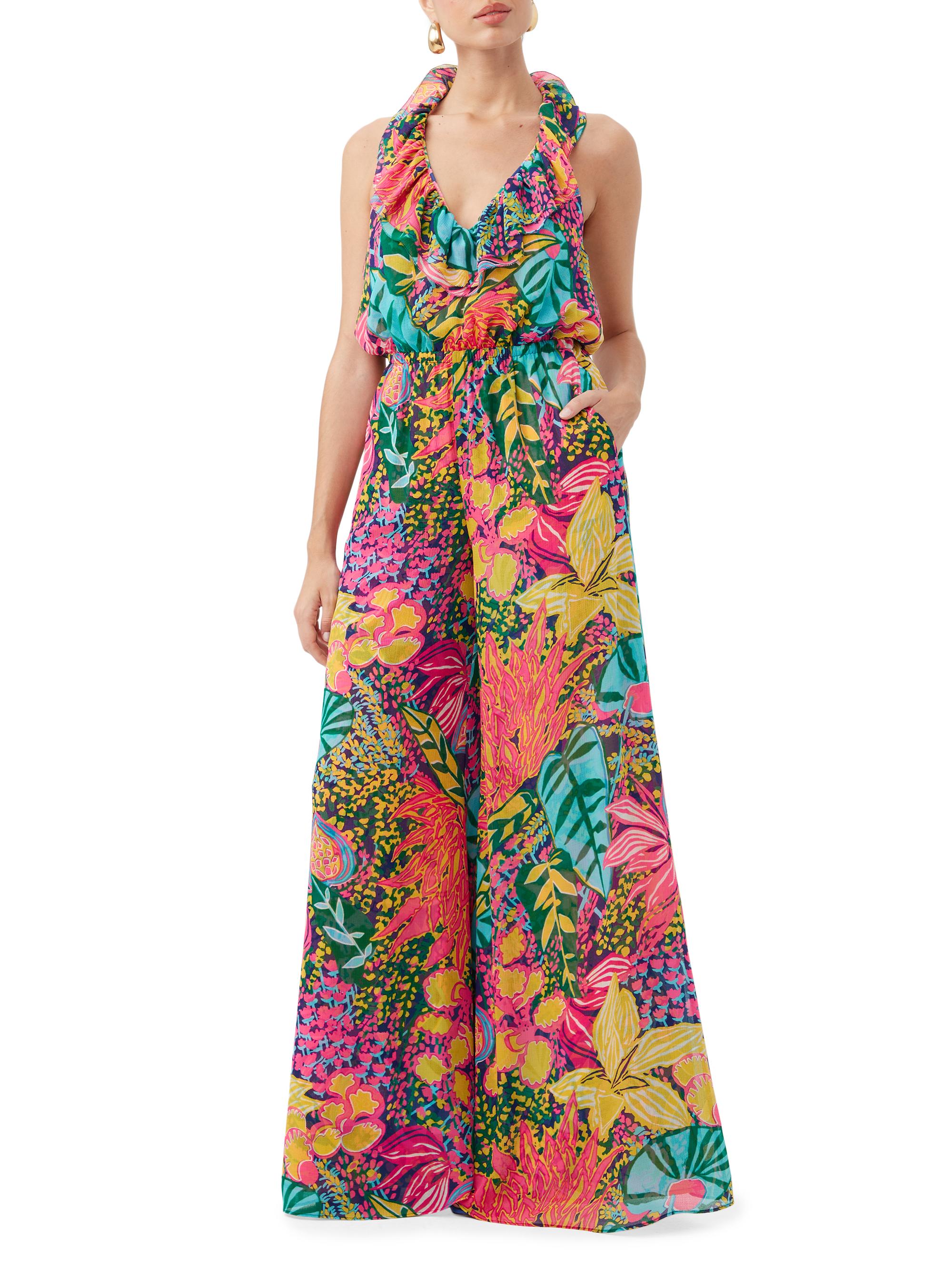 Trina Turk Women's Jacksonville Printed Wide-Leg Jumpsuit