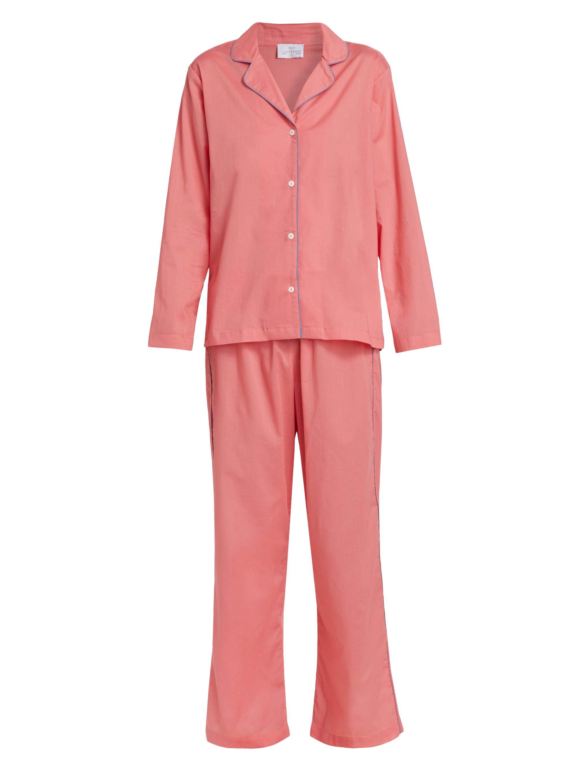 Pour Les Femmes Sport Cotton Long 2-Piece Pajama Set Saks Fifth