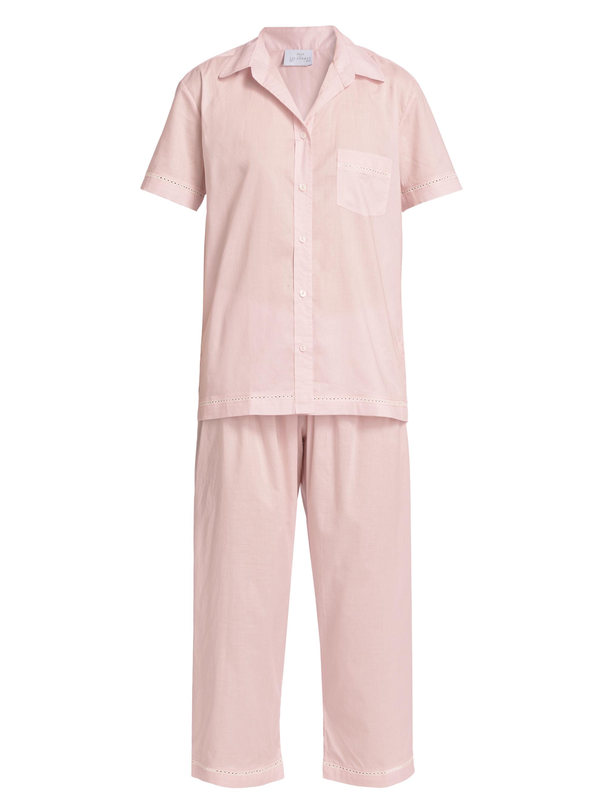 Pour Les Femmes Women's Core Classics Pajama Set - Pink