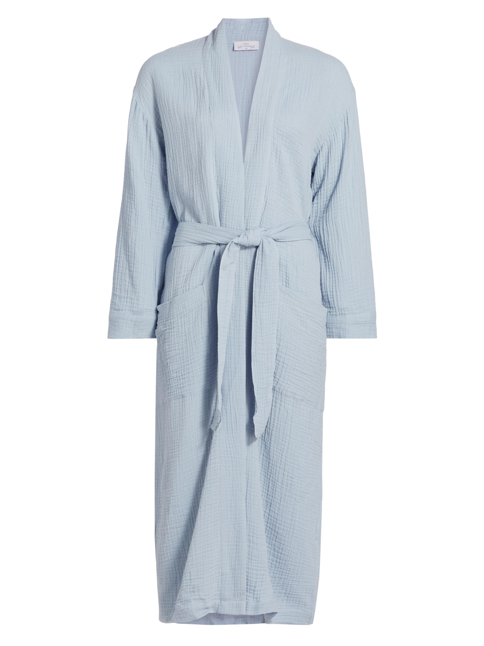 Pour Les Femmes Women's Angel Cotton Gauze Long Robe - Celestine
