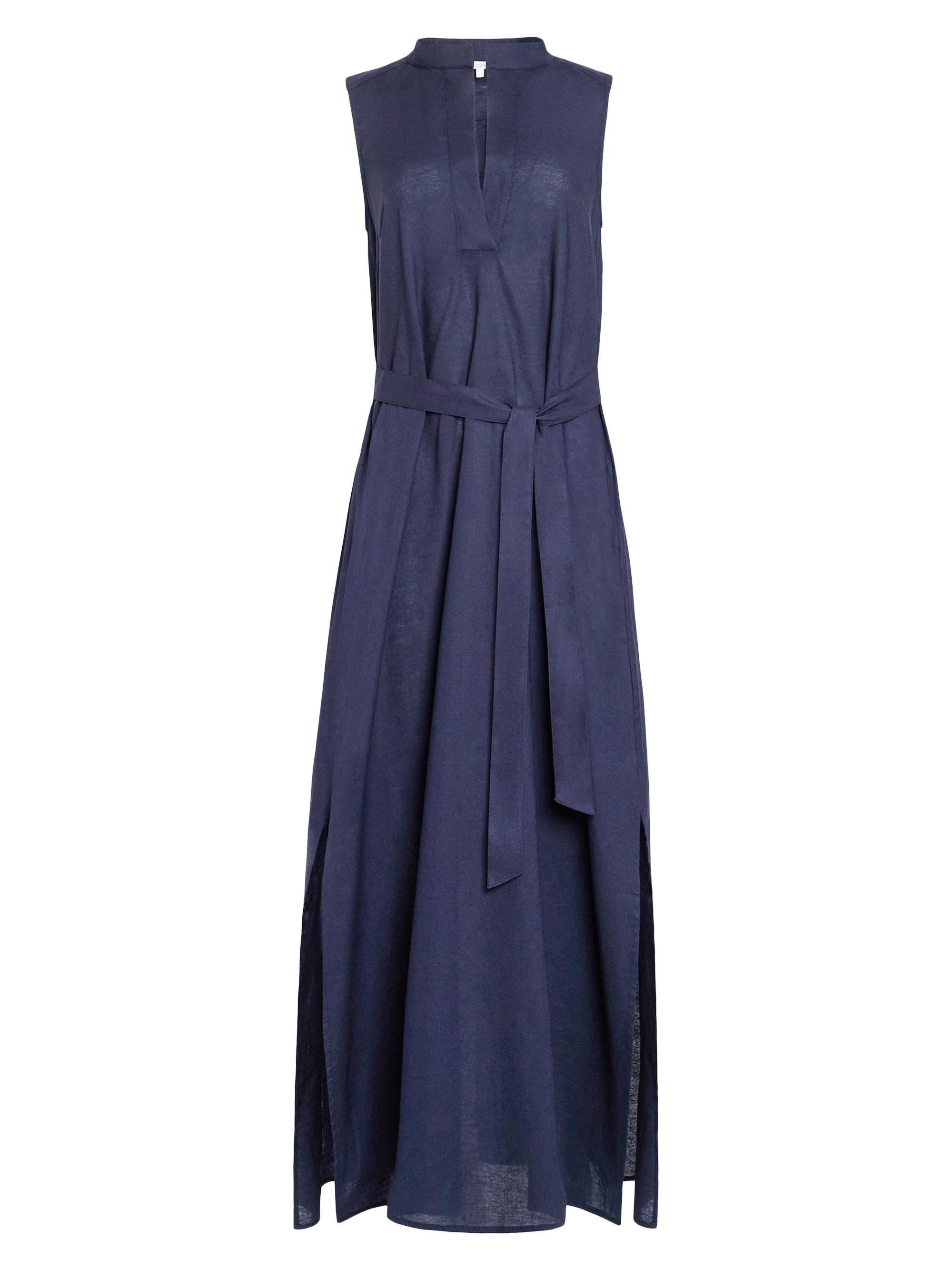 Santorelli Women's Lucy Cotton-Blend Sleeveless Maxi Dress - Navy