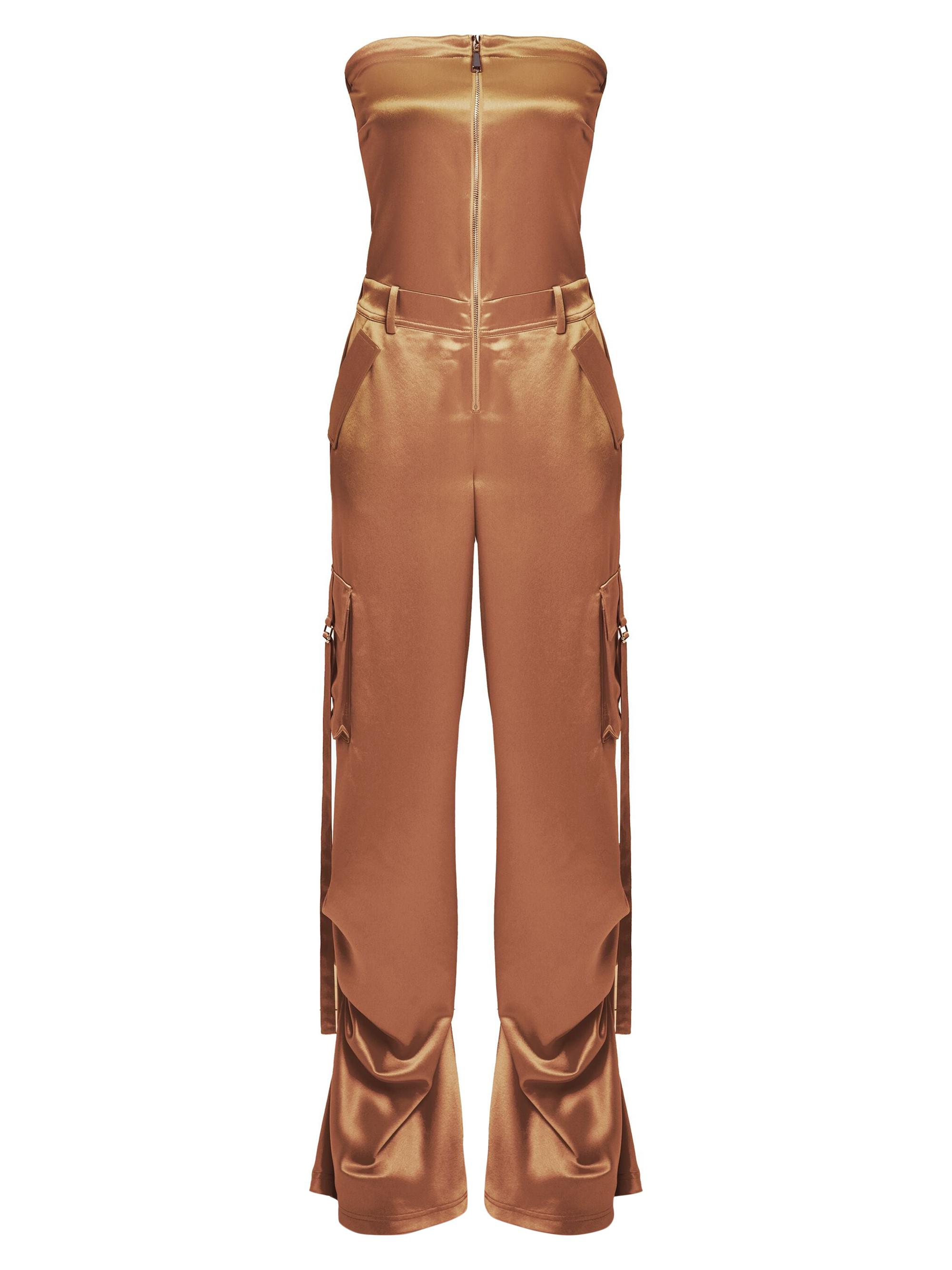 Retrofête Women's Estrella Jumpsuit - Cognac