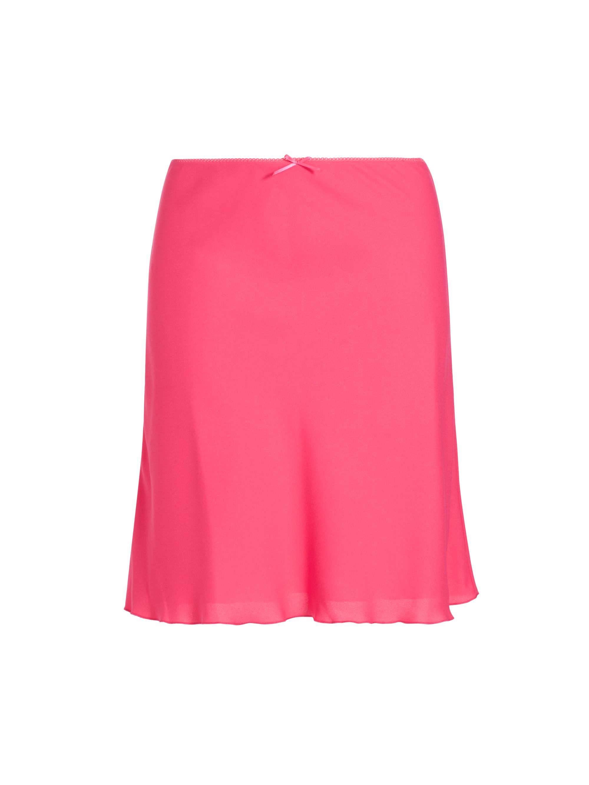 Guizio Women's Paloma Flutter-Hem Skirt - Fatale Pink