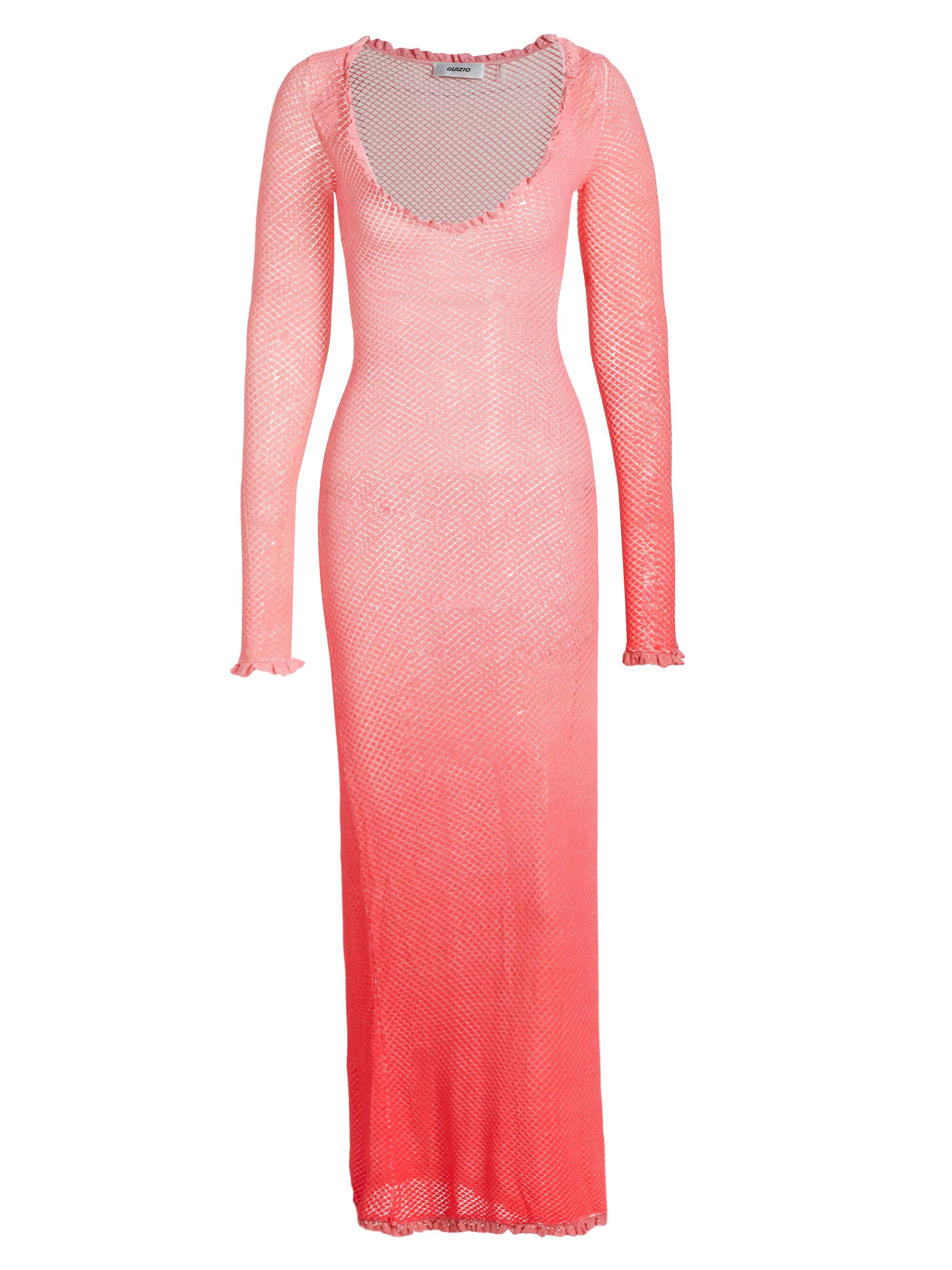 Guizio Women's Cayes Crochet Dress - Sweet Pink