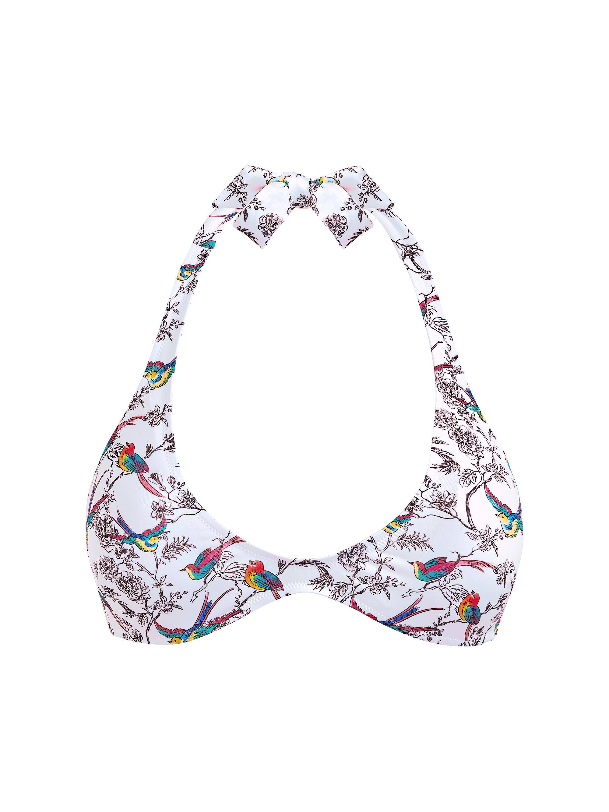 Vilebrequin Women's Rainbow Birds Bikini Top - Blanc