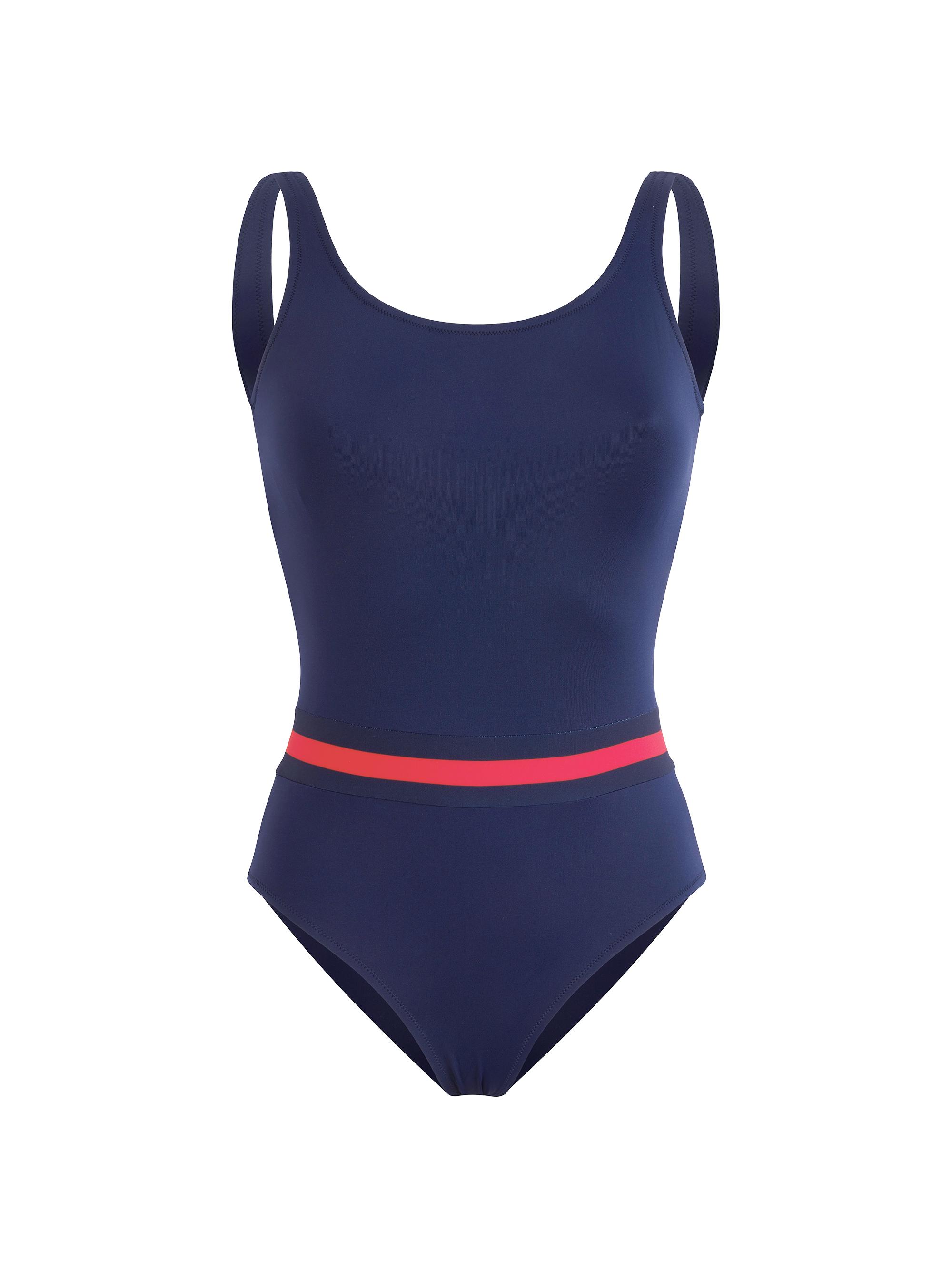 Vilebrequin Women's Striped One-Piece Swimsuit - Bleu Marine