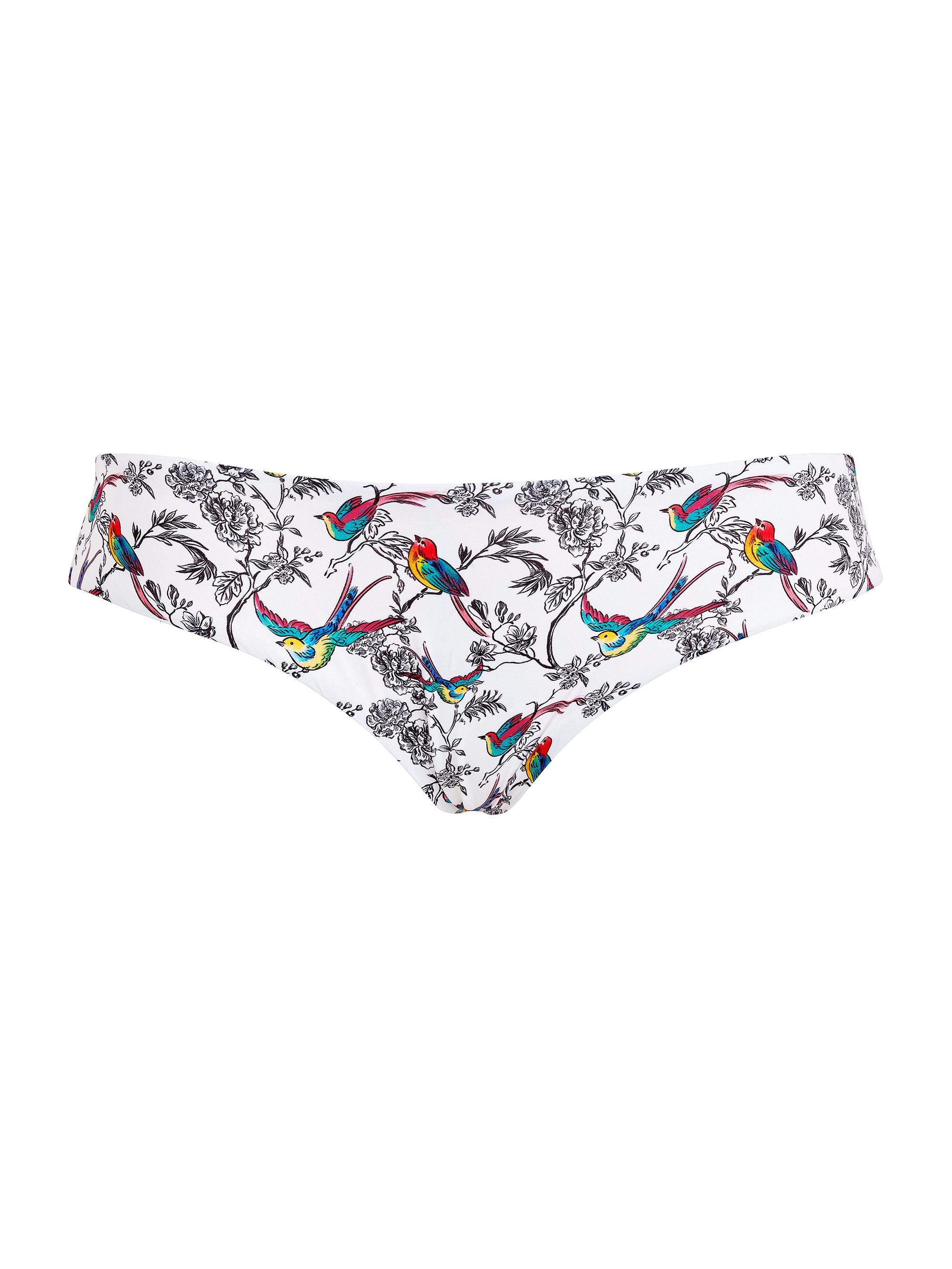 Vilebrequin Women's Rainbow Birds Bikini Bottom - Blanc