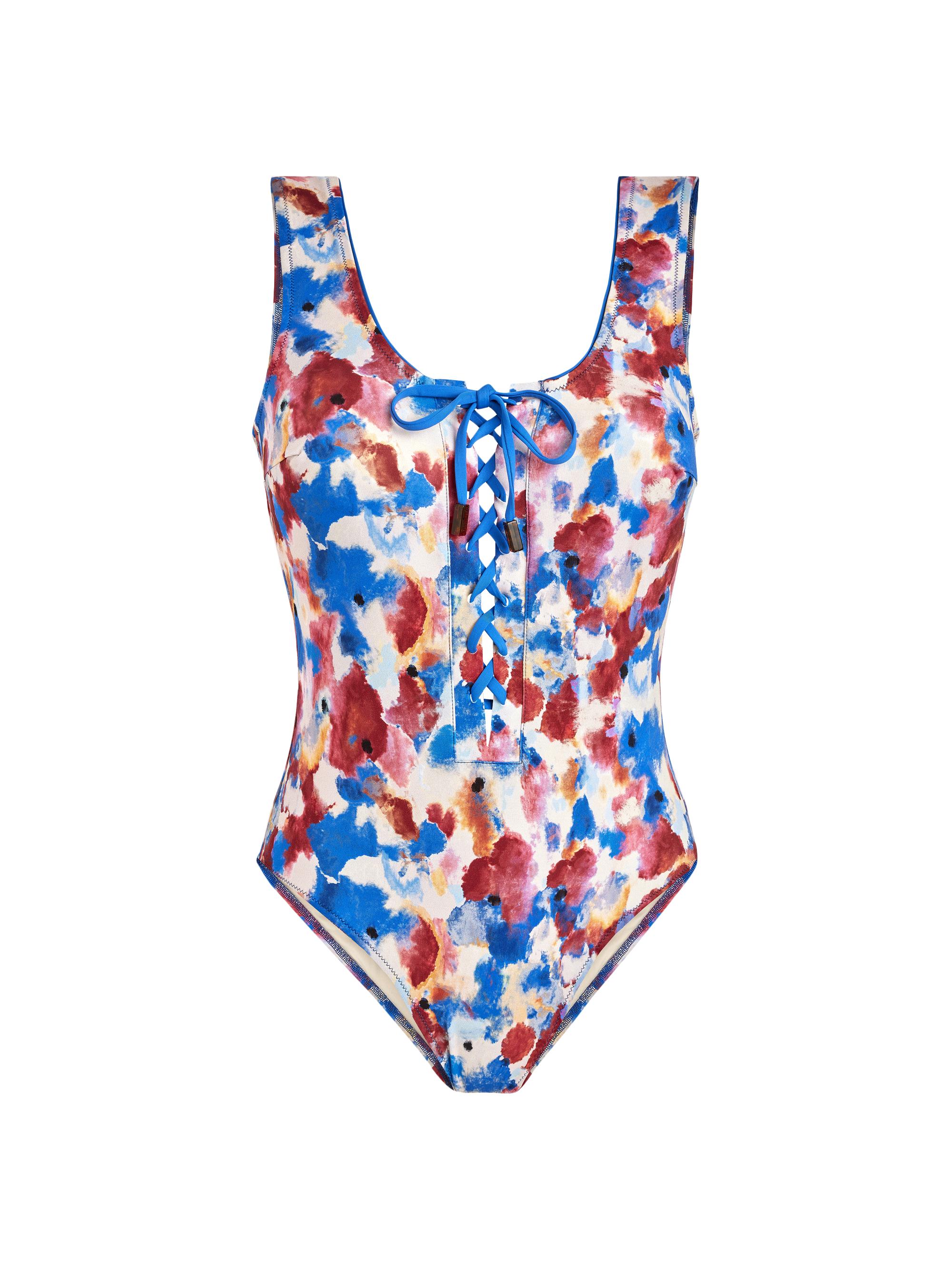 Vilebrequin Women's Flowers Sky Lattice One-Piece Swimsuit - Palace