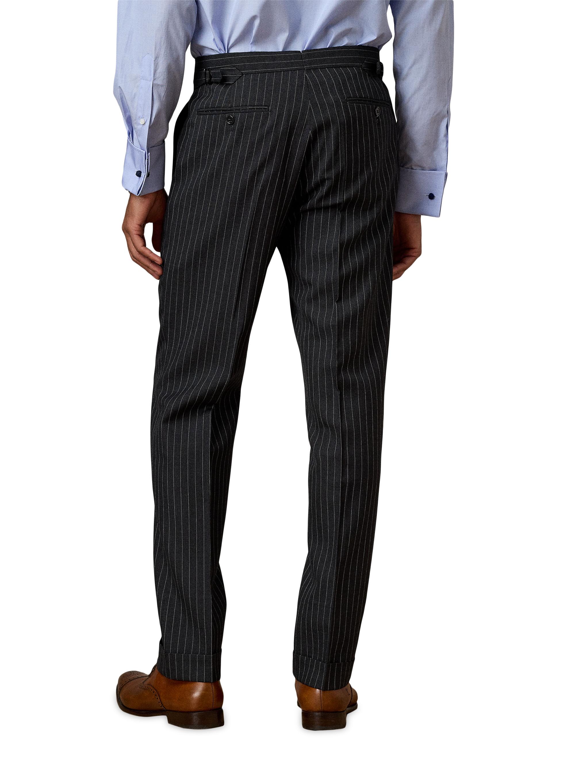 Ralph Lauren Purple Label Kent Pinstriped Wool Suit | Saks