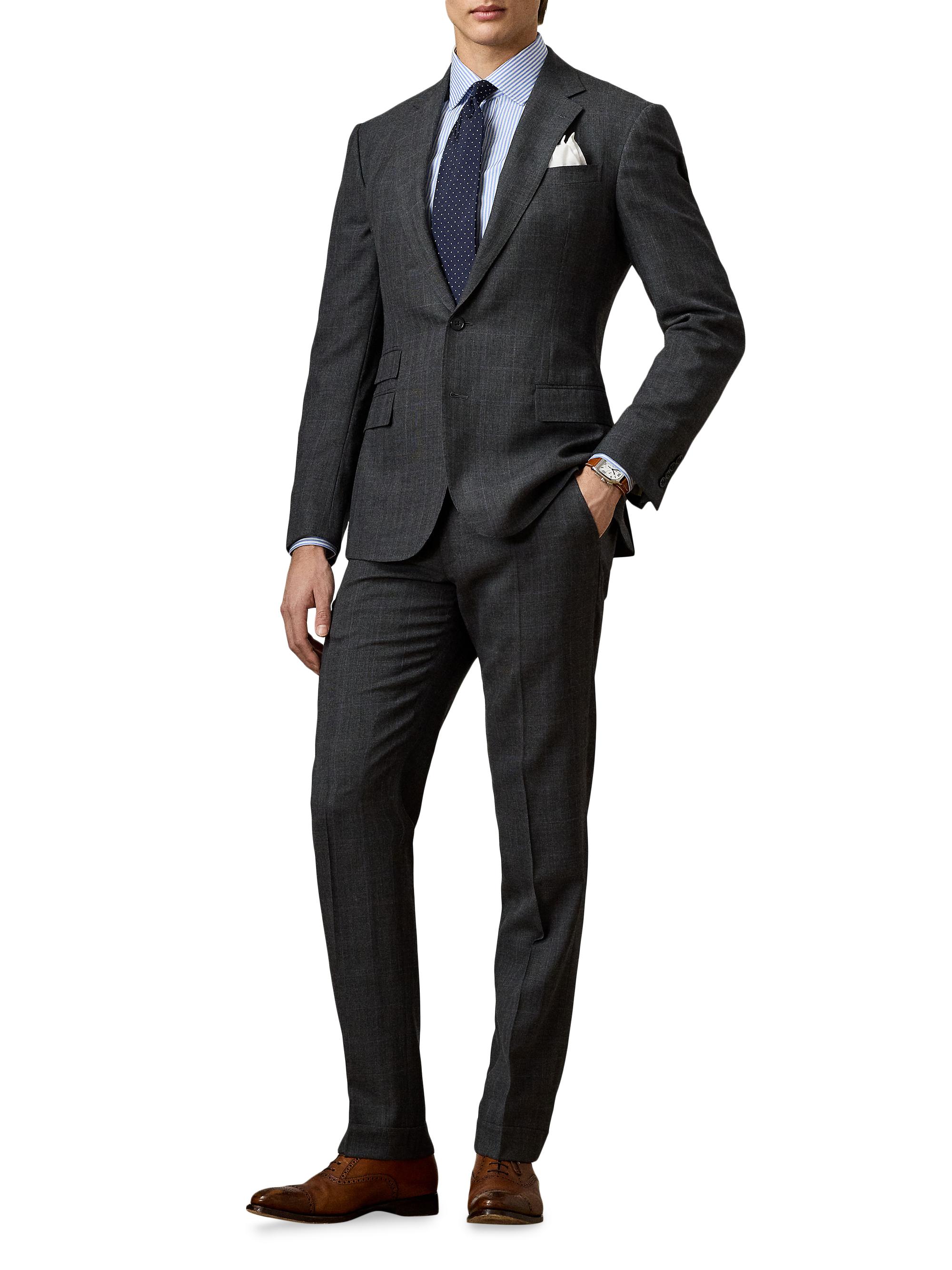 Ralph Lauren Purple Label Kent Wool Single-Breasted Suit | Saks