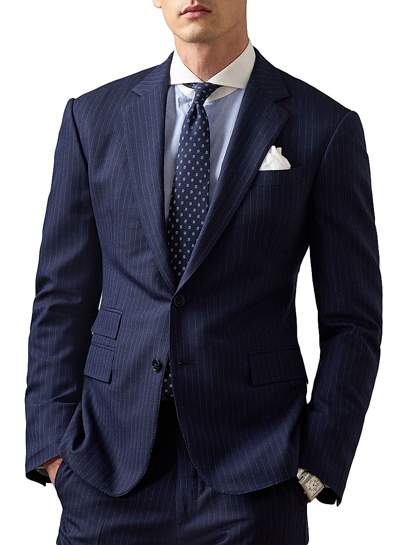 Shop Ralph Lauren Purple Label Wool Single-Breasted Suit Shop Ralph Lauren Purple Label Wool Single-Breasted Suit